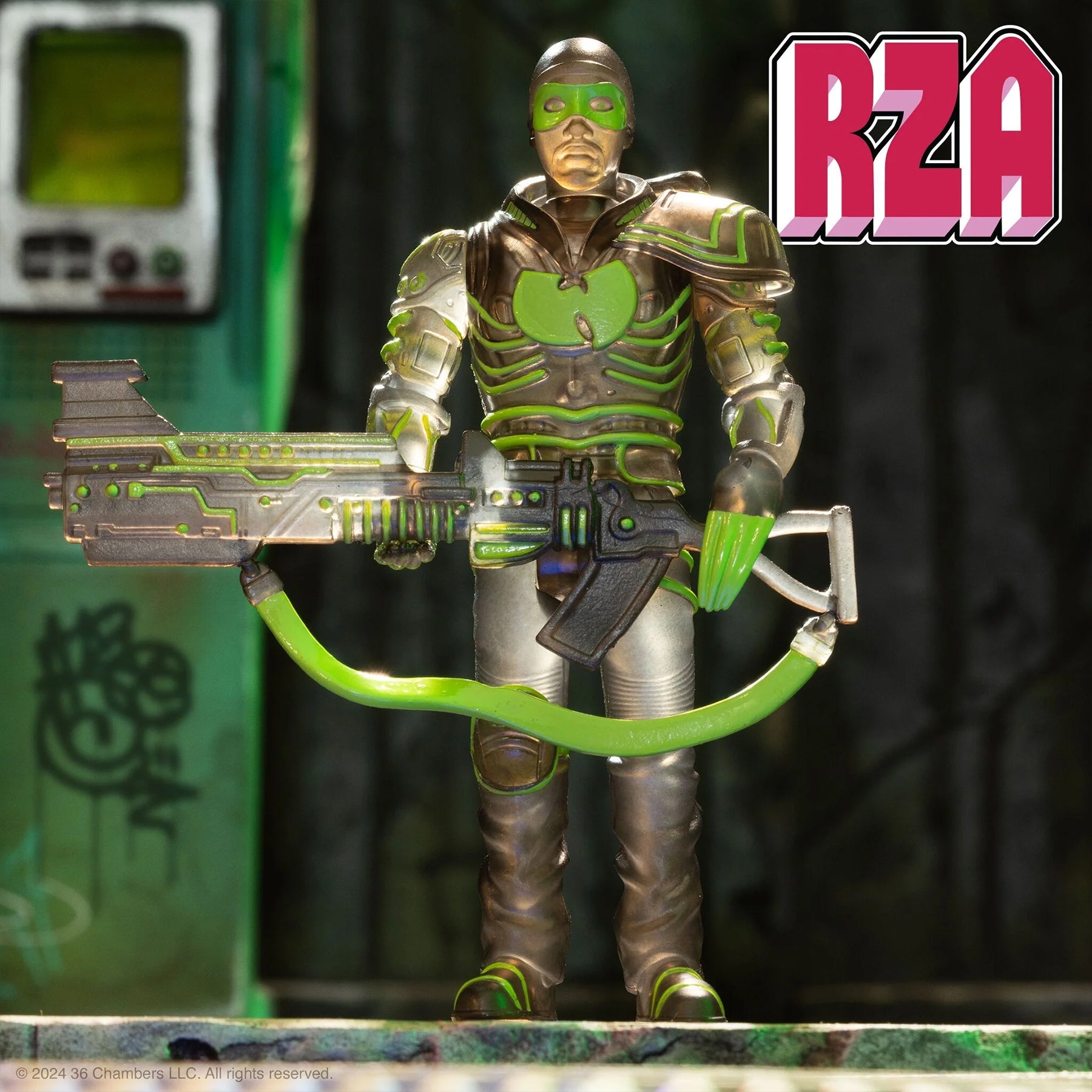 RZA REACTION FIGURE WAVE 4 - BOBBY DIGITAL (CLEAR)