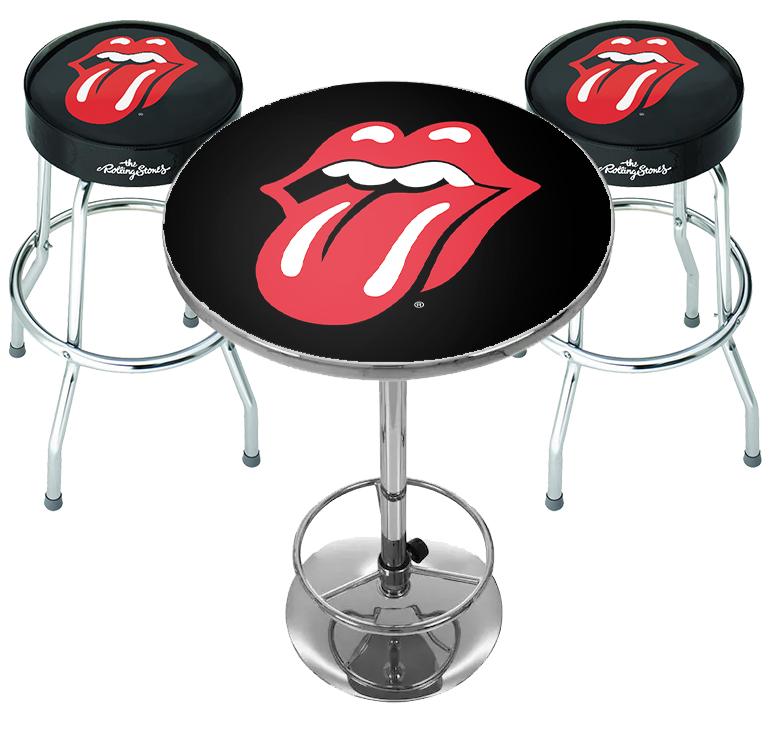 ROCKSAX THE ROLLING STONES BAR SET - CLASSIC TONGUE