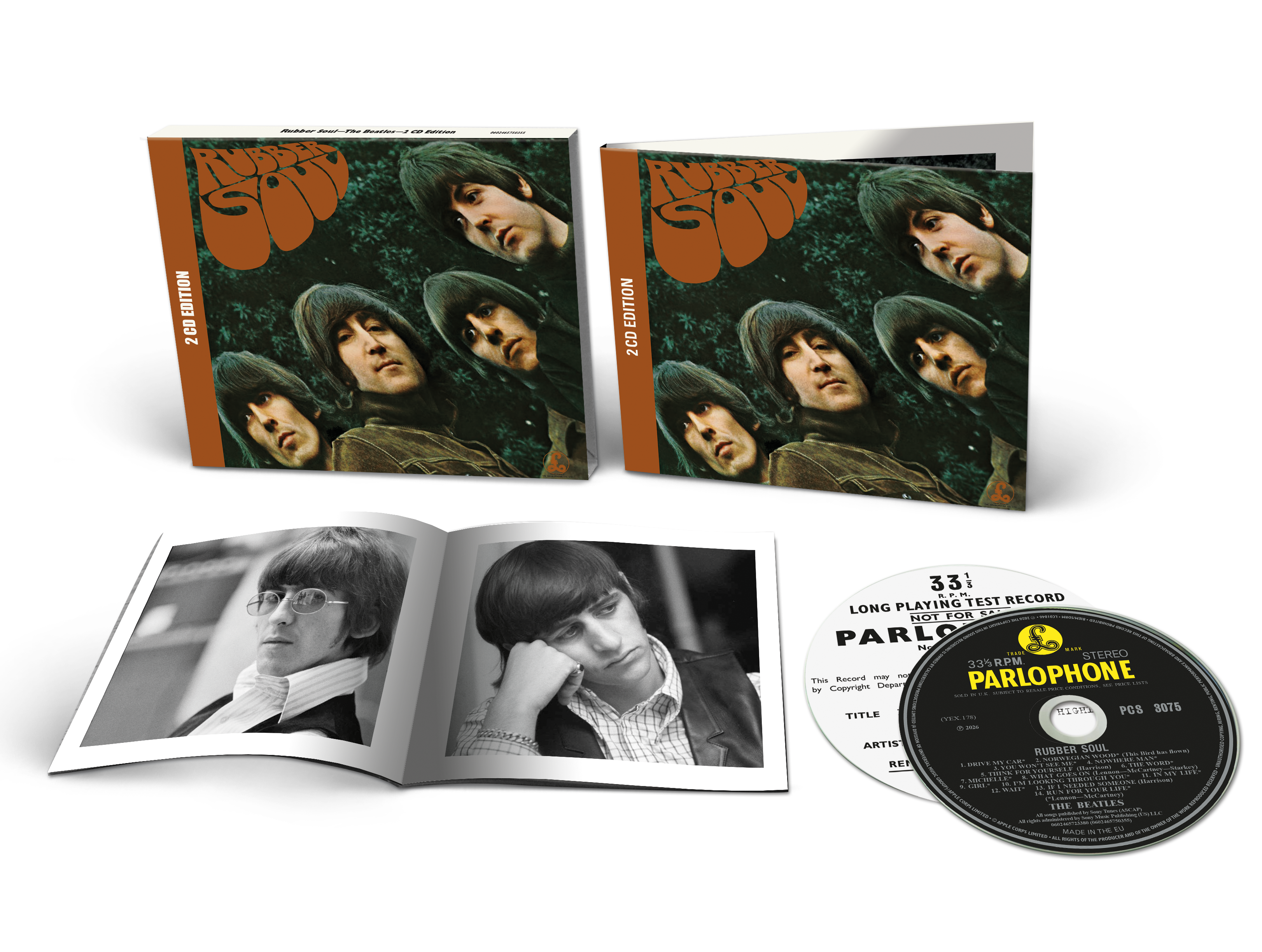 THE BEATLES 'RUBBER SOUL' 2CD (Deluxe)