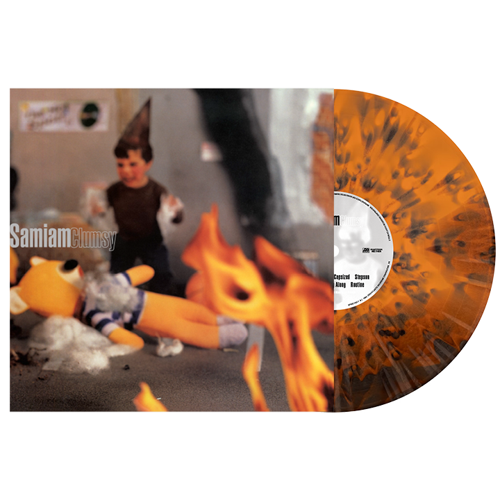 SAMIAM ‘CLUMSY’ LP (Exclusive – Limited to 200, Black & Orange Smash w/ Splatter Vinyl)
