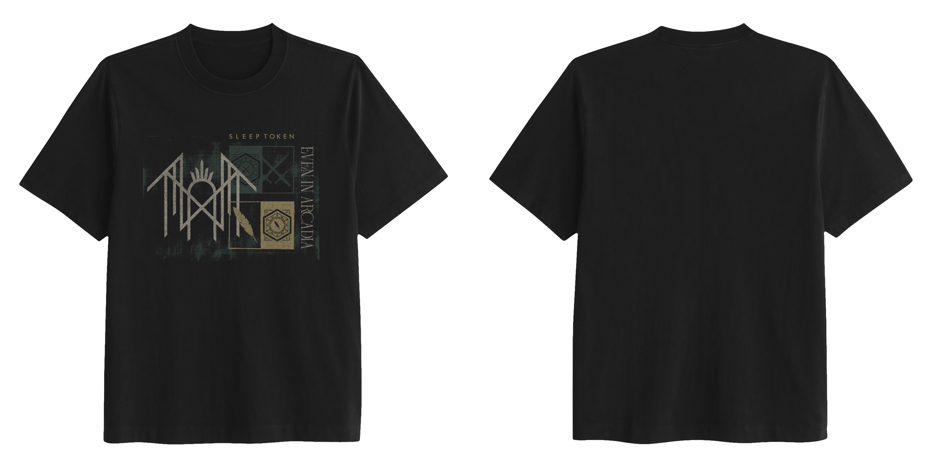 SLEEP TOKEN 'EVEN IN ARCADIA' BLACK T-SHIRT