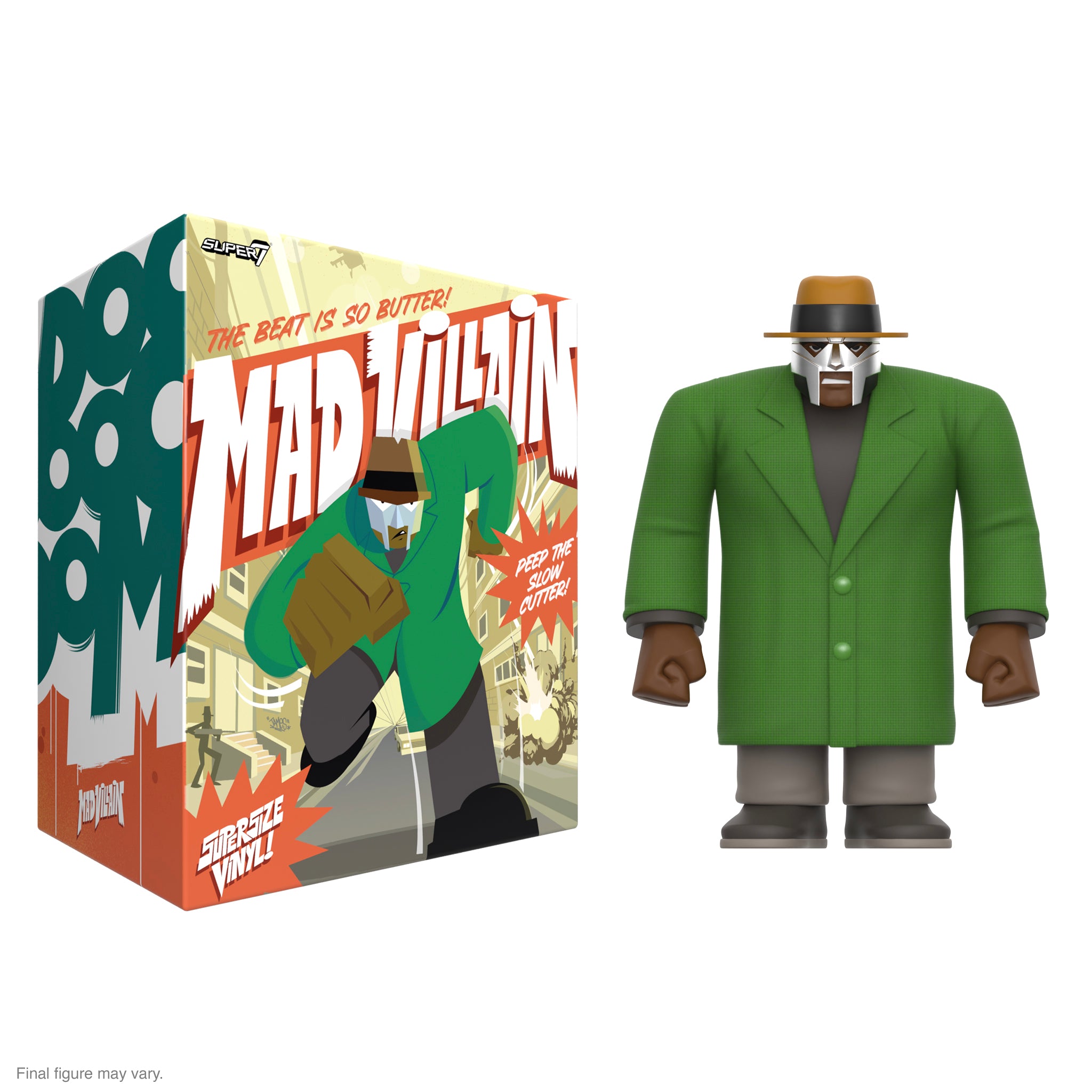 MF DOOM X MADLIB: MADVILLAIN 'ALL CAPS' SUPERSIZE REACTION FIGURE