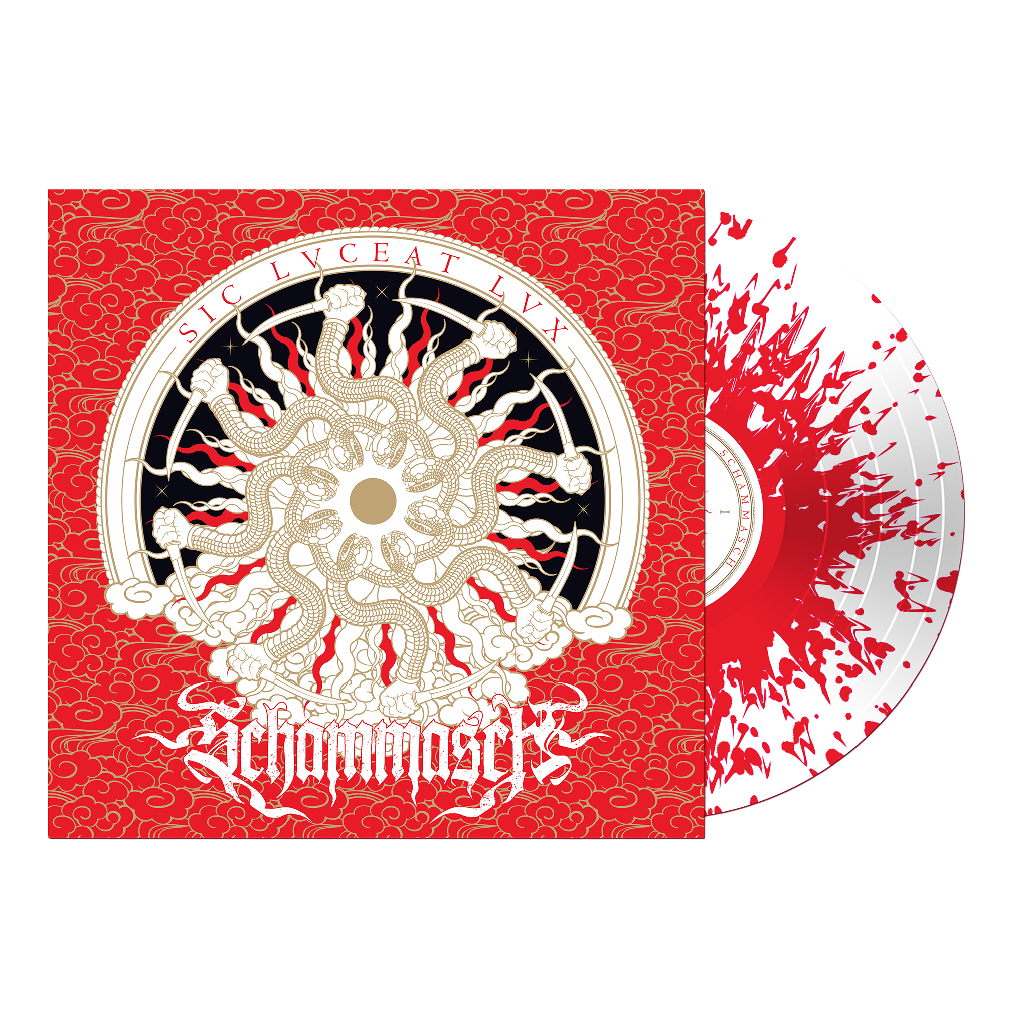 SCHAMMASCH 'SIC LVCEAT LVX' LP (White w/ Red Splatter Vinyl)