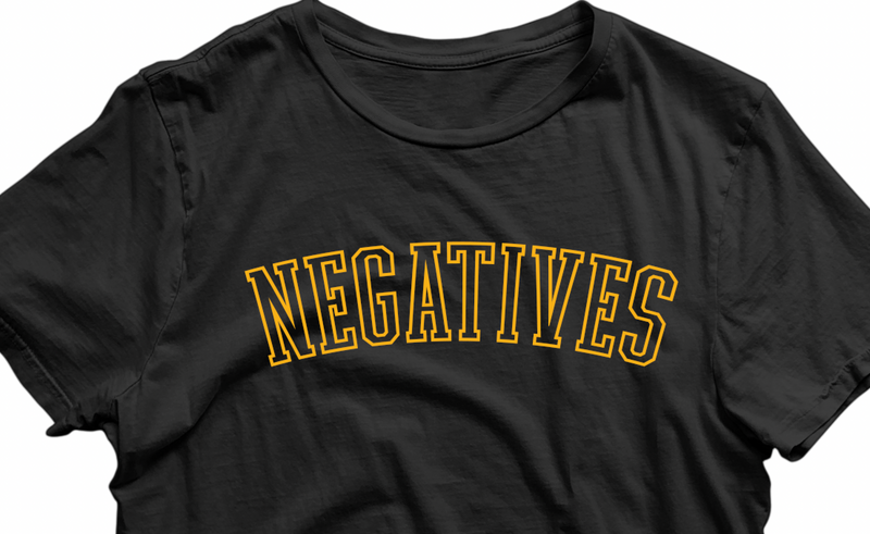 NEGATIVES 'VARSITY' T-SHIRT