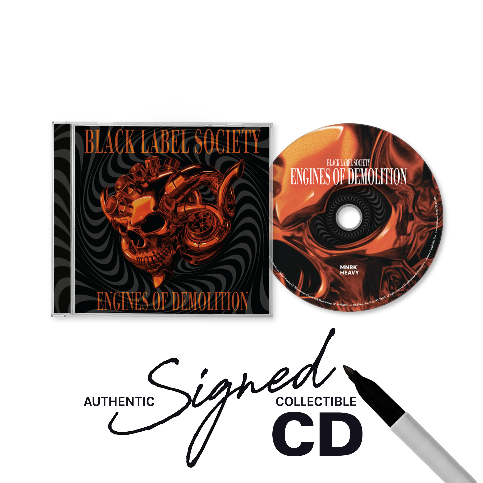 BLACK LABEL SOCIETY 'ENGINES OF DEMOLITION' CD (SIGNED)