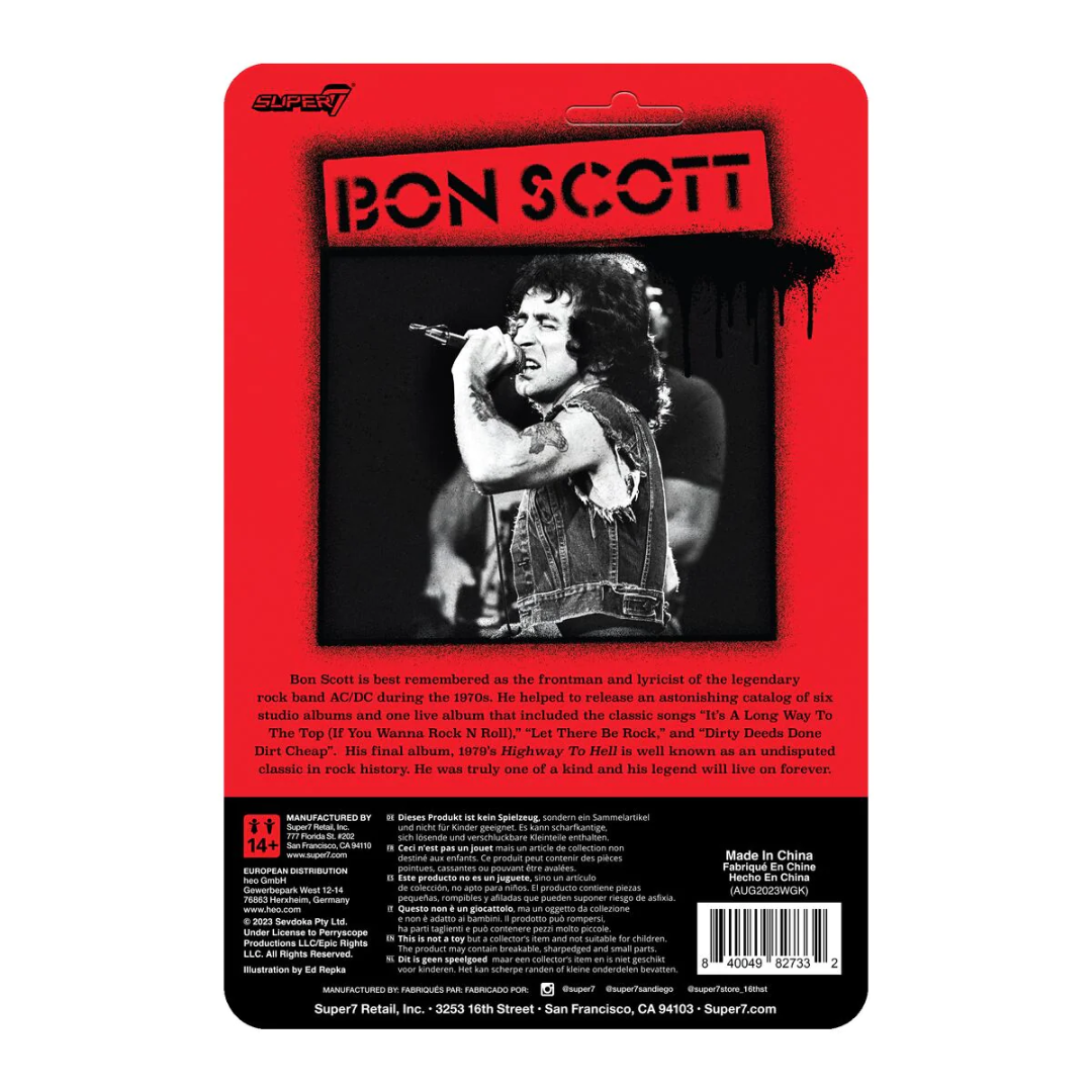 AC/DC BON SCOTT REACTION FIGURE WAVE 01