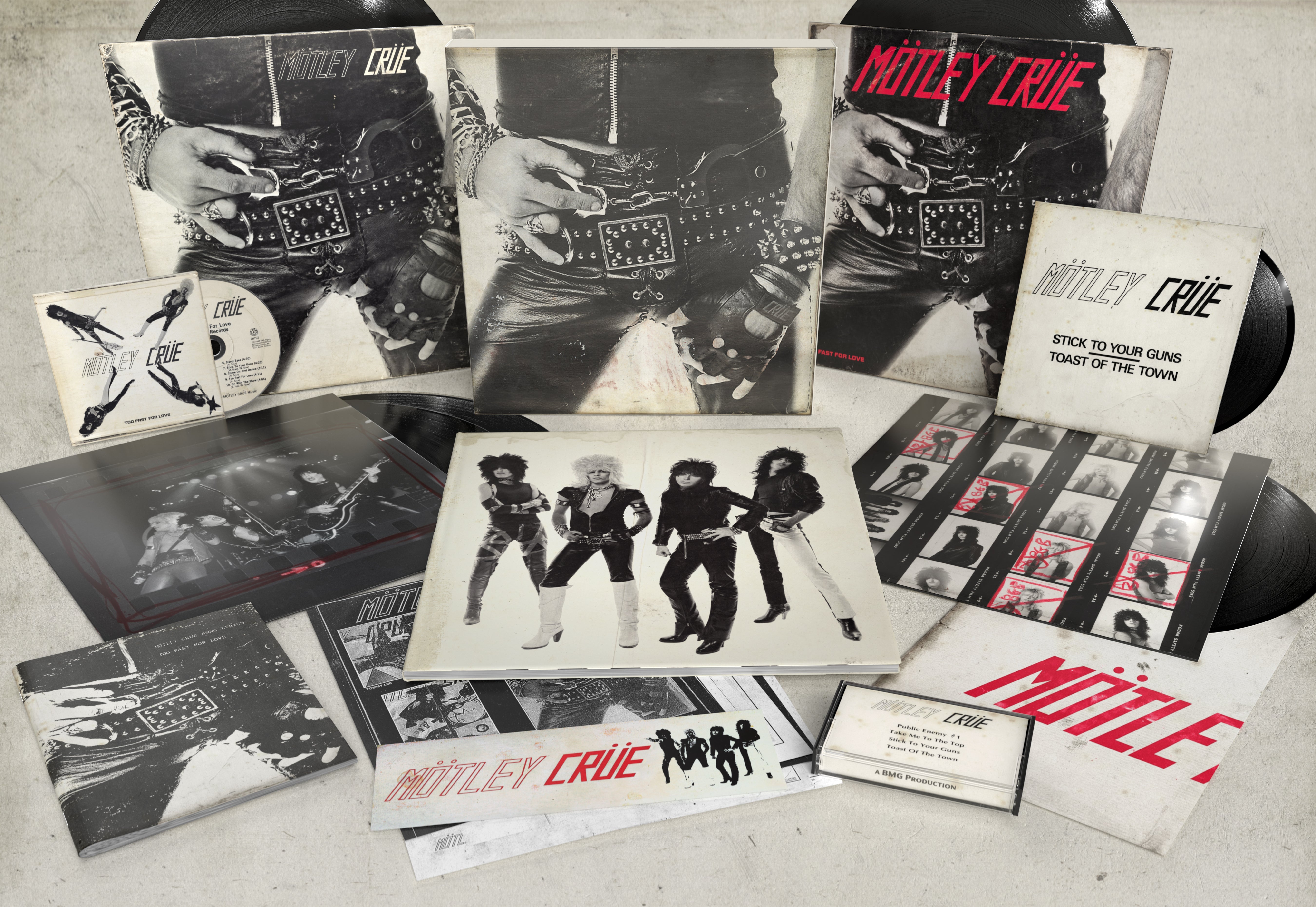 MOTLEY CRUE ‘TOO FAST FOR LOVE’ 45TH ANNIVERSARY DELUXE BOX SET