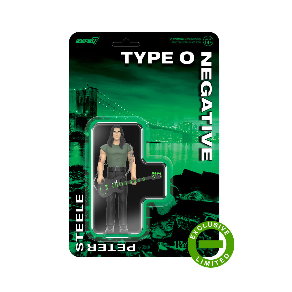 TYPE O NEGATIVE PETER STEELE (WORLD COMING DOWN) REACTION FIGURE *EXCL