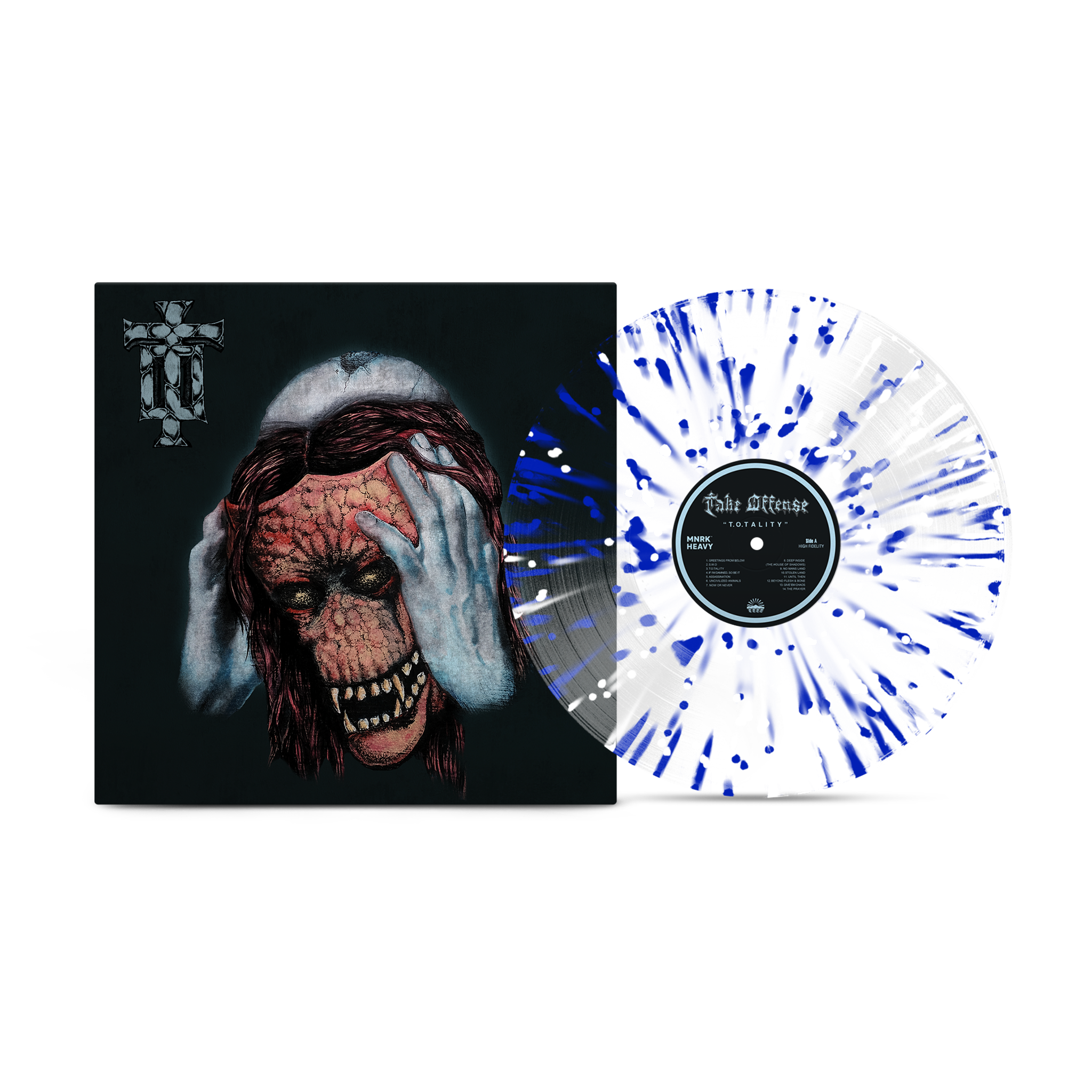 TAKE OFFENSE 'T.O.TALITY' LP (Clear Cobalt Splatter Vinyl)