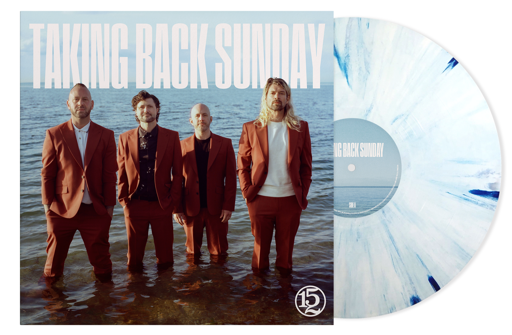 TAKING BACK SUNDAY '152' LP (Limited Edition – Only 500 Made, White w/ Blue Splatter Vinyl)