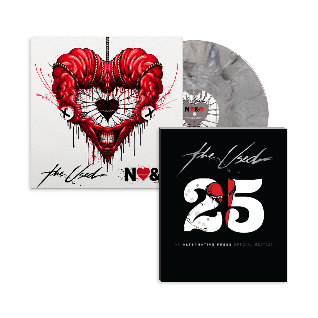 THE USED ‘IN LOVE AND DEATH’ LP (Limited Edition – Only 500 Made, Ghost Vinyl) + AP SPECIAL COLLECTOR'S EDITION MAGAZINE