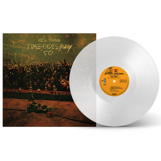 NEIL YOUNG 'TIME FADES AWAY' LP (50th Anniversary Edition, Clear Vinyl)