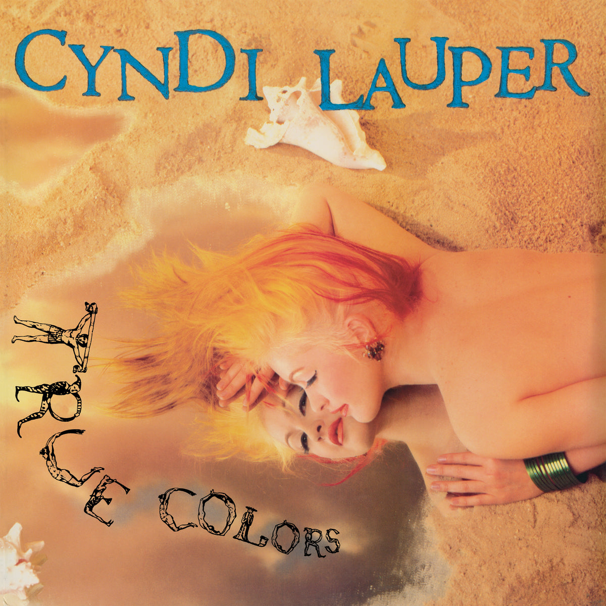 CYNDI LAUPER 'TRUE COLORS' 2LP (40th Anniversary, Rainbow Sprinkle Vinyl)
