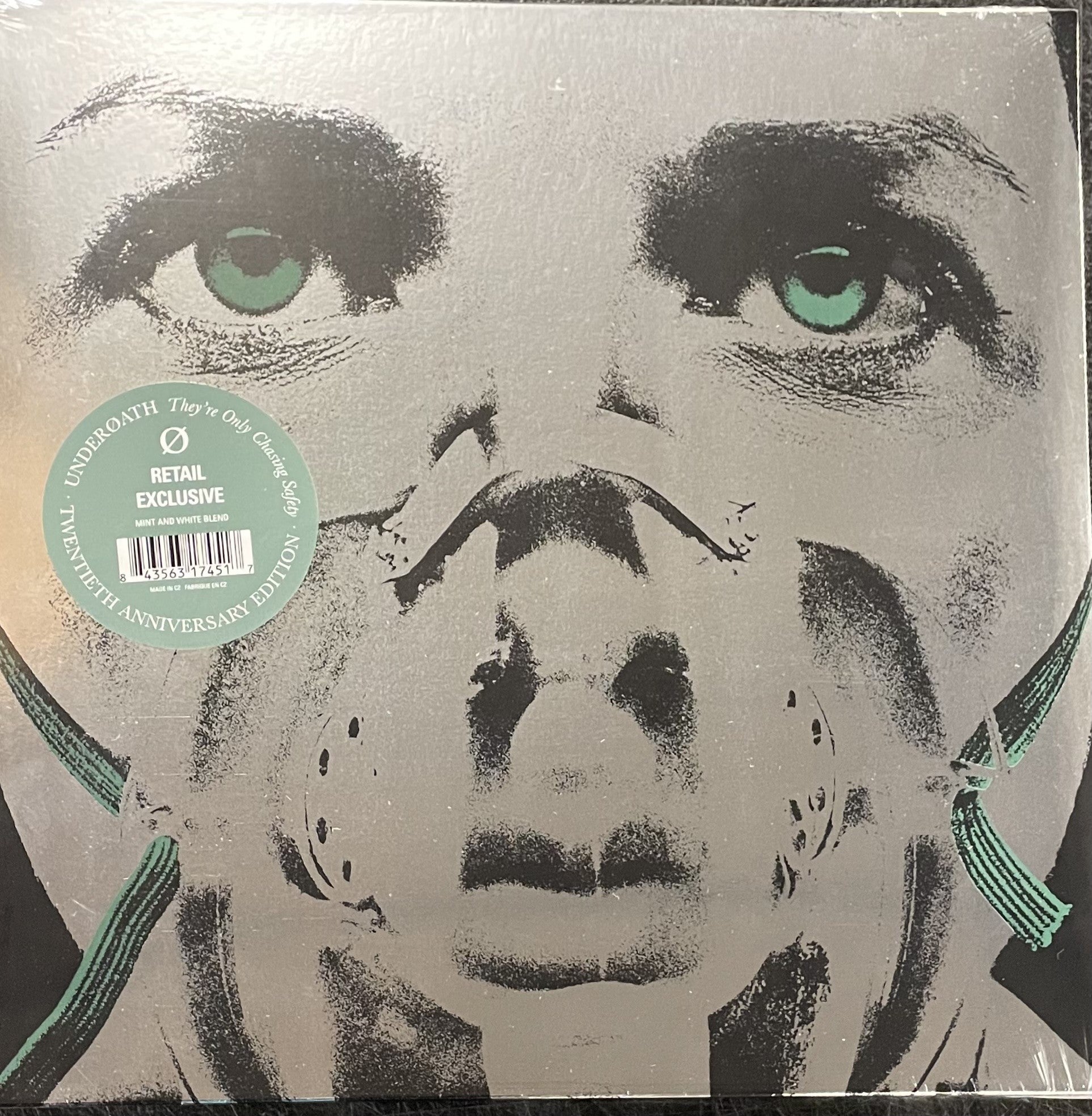 UNDEROATH 'THEY'RE ONLY CHASING SAFETY' LP (Mint and White Blend Vinyl)