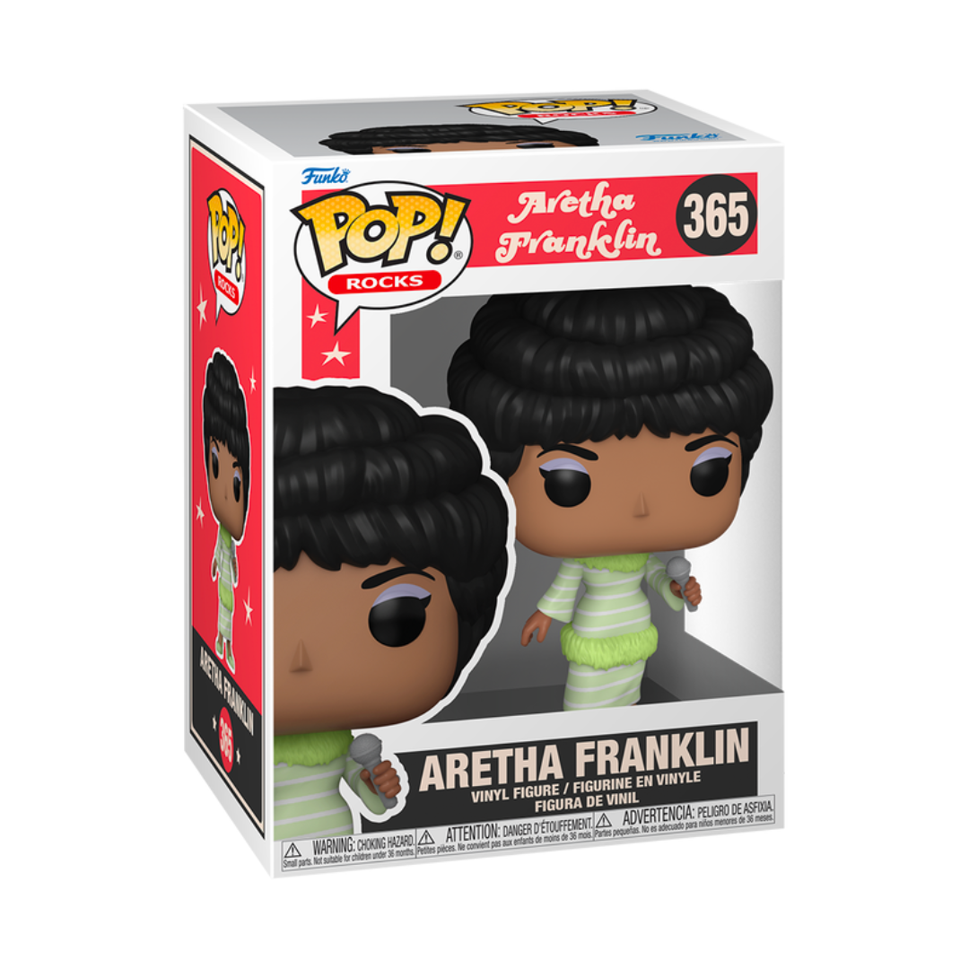 ARETHA FRANKLIN IN GREEN DRESS FUNKO POP! ROCKS FIGURE