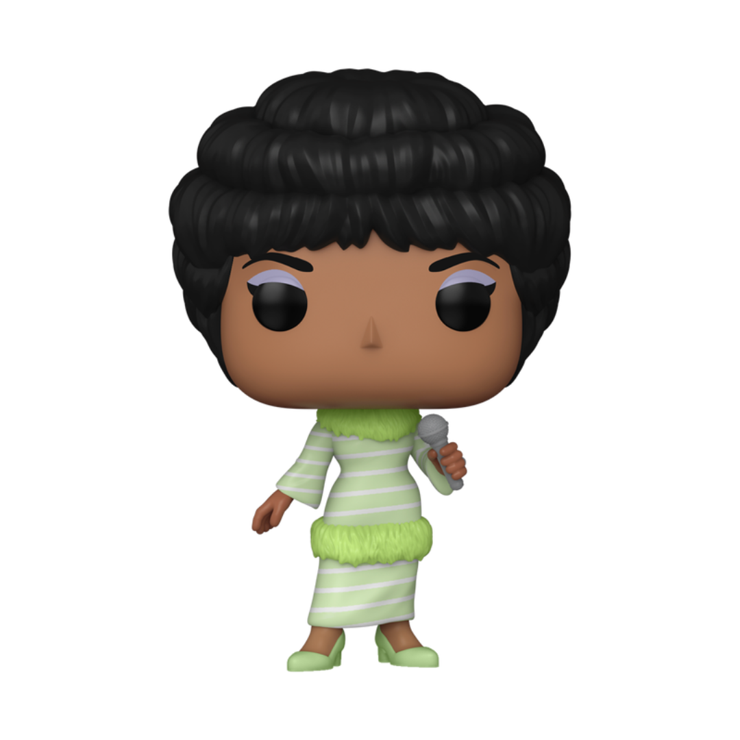 ARETHA FRANKLIN IN GREEN DRESS FUNKO POP! ROCKS FIGURE