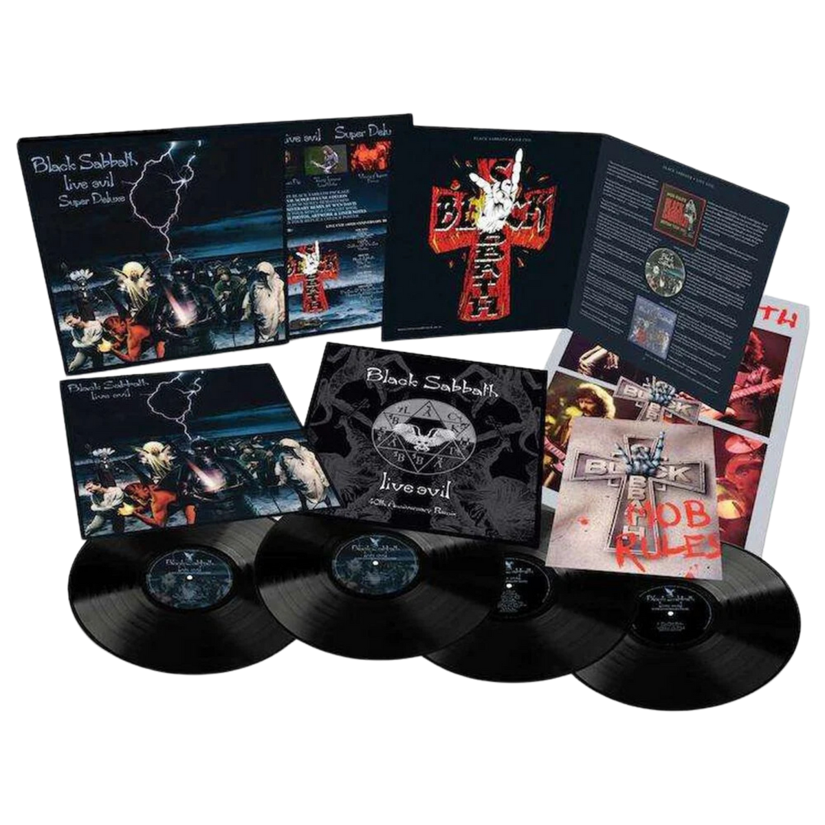 BLACK SABBATH 'LIVE EVIL' 4LP (Super Deluxe Edition)