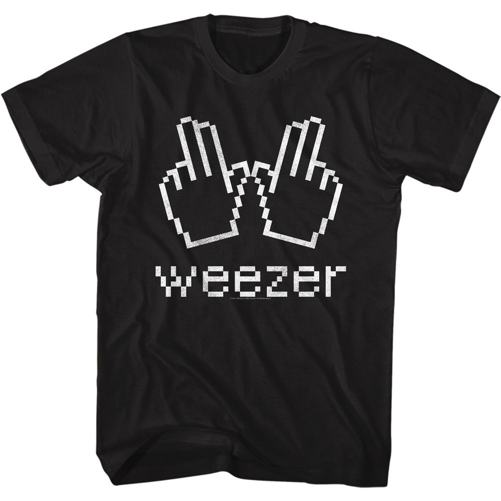 WEEZER - CURSOR W AND LOGO SHIRT
