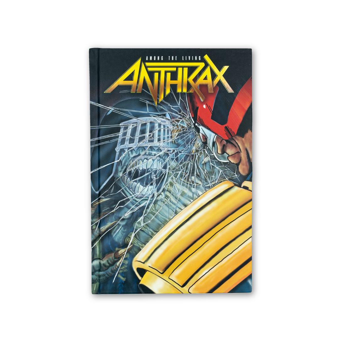 ANTHRAX: AMONG THE LIVING GRAPHIC NOVEL - HARDCOVER - JUDGE DREDD COVER