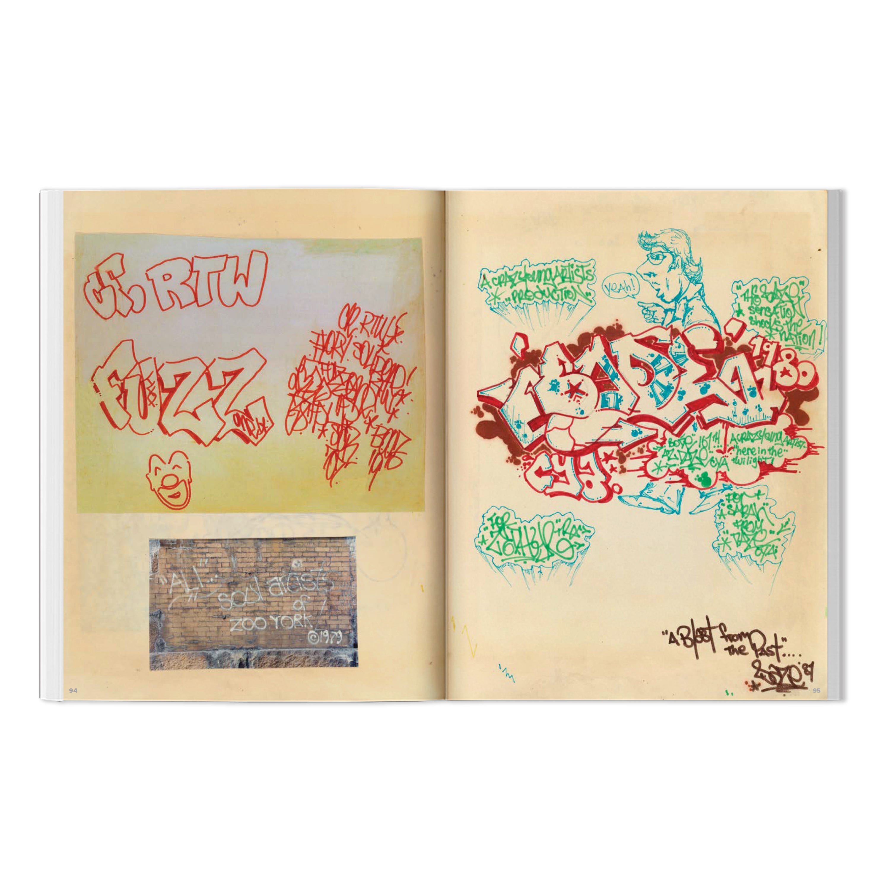ZEPHYR "GRAFFITI BLACL BOOK/SCRAPBOOK: 1978 & BEYOND” BOOK