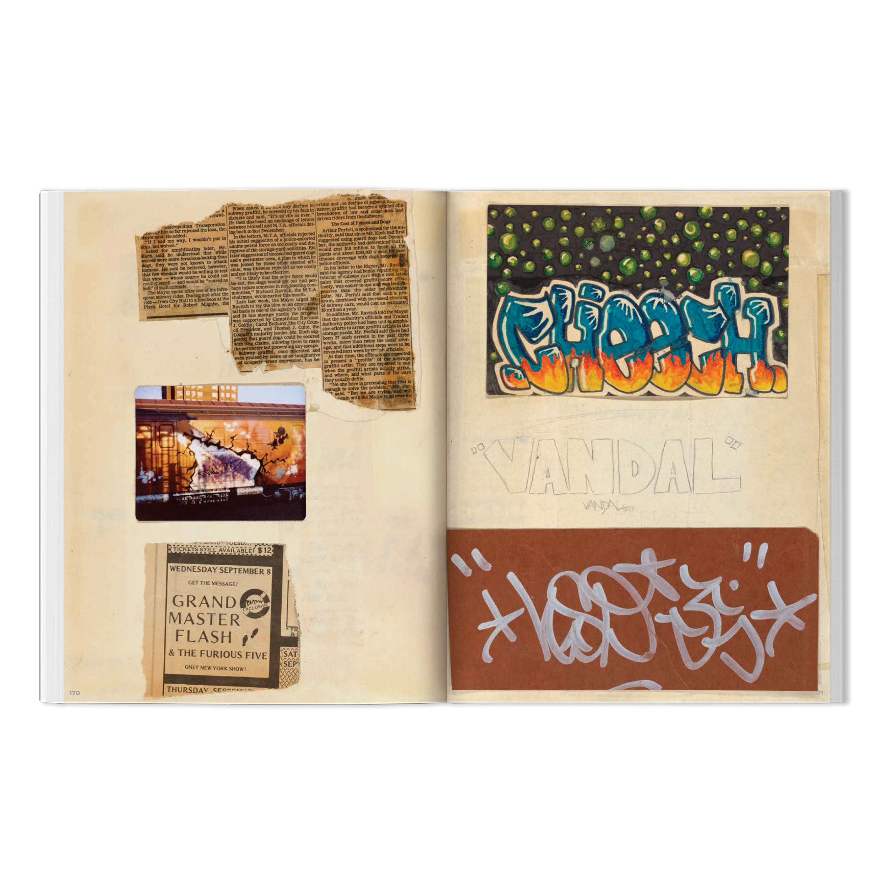 ZEPHYR "GRAFFITI BLACL BOOK/SCRAPBOOK: 1978 & BEYOND” BOOK