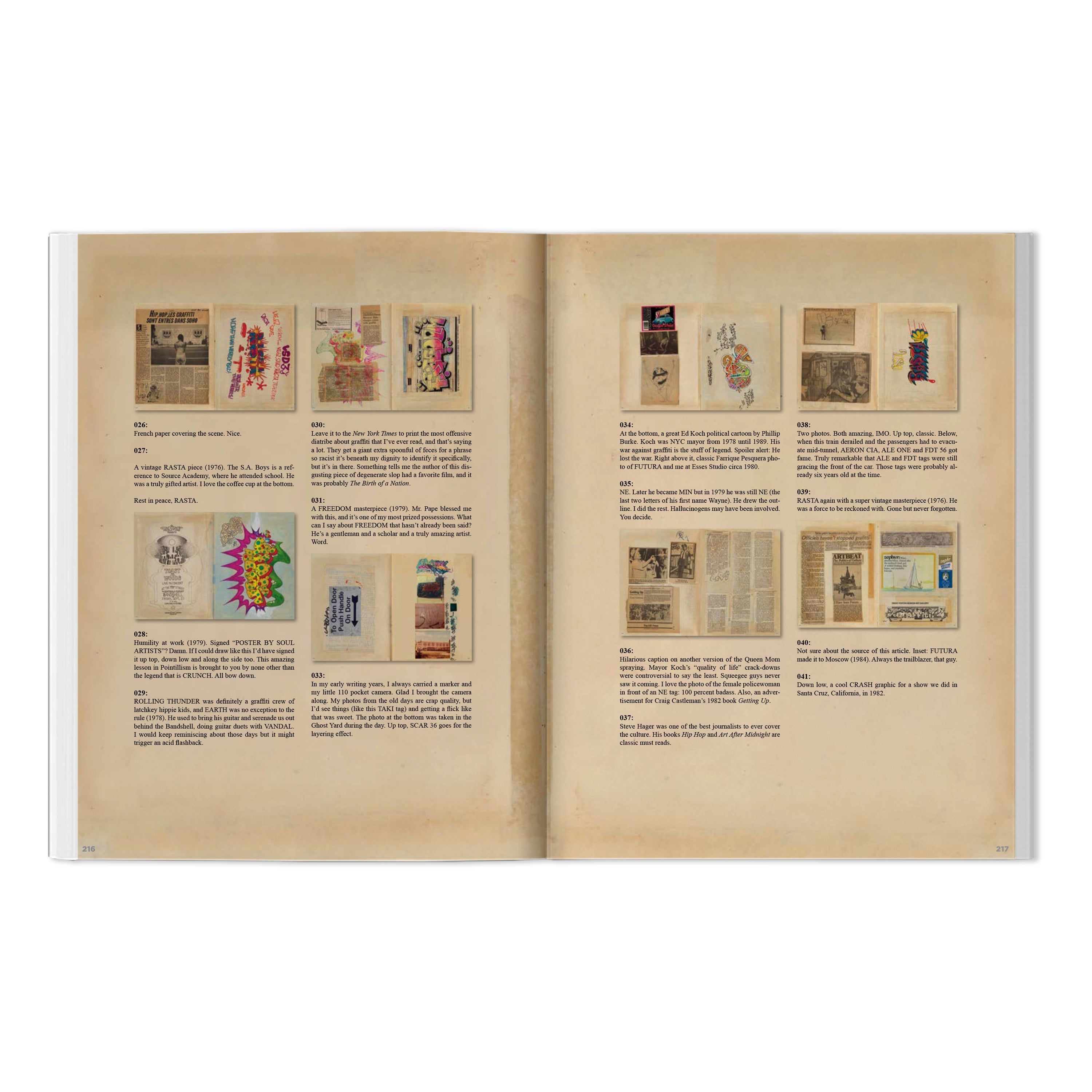 ZEPHYR "GRAFFITI BLACL BOOK/SCRAPBOOK: 1978 & BEYOND” BOOK