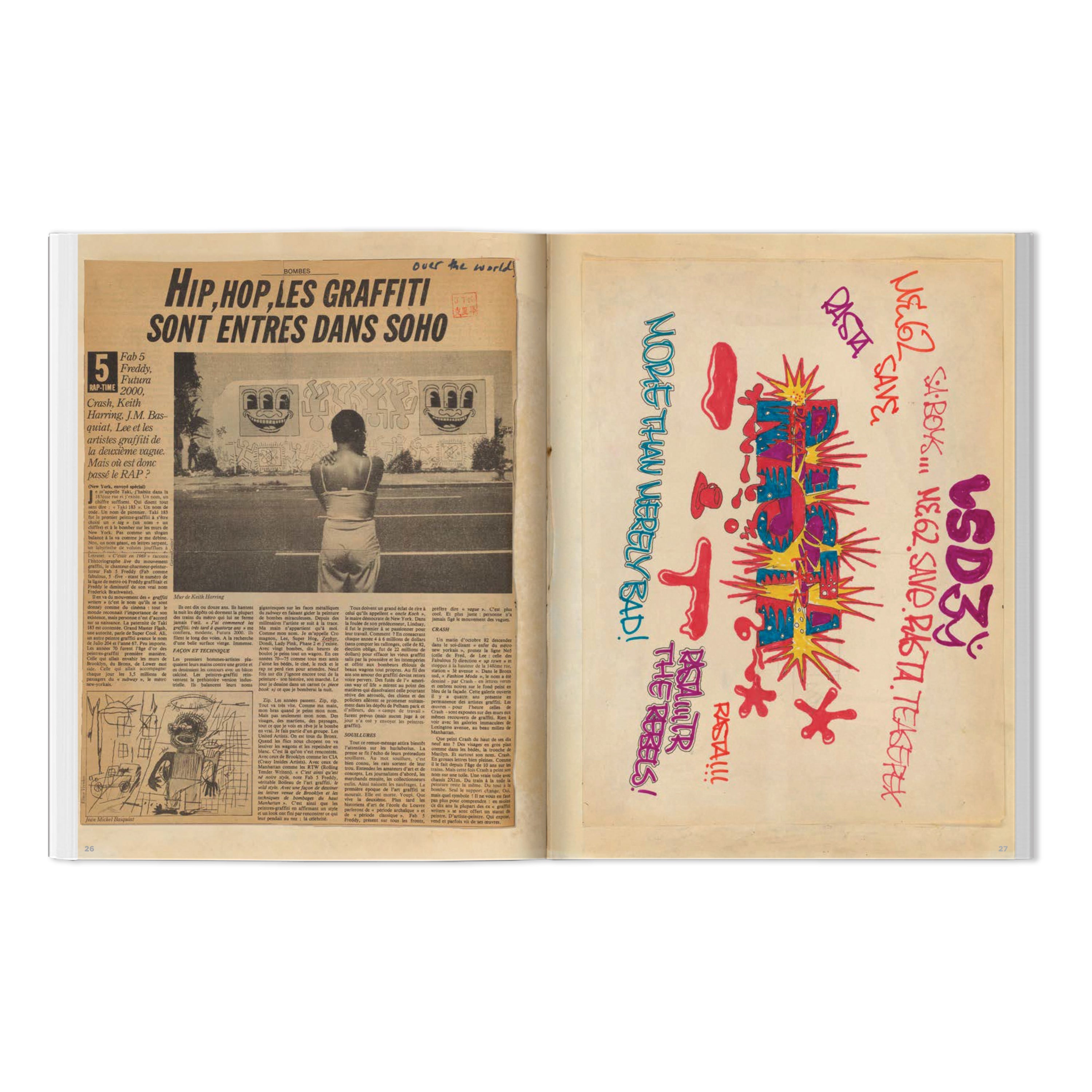 ZEPHYR "GRAFFITI BLACL BOOK/SCRAPBOOK: 1978 & BEYOND” BOOK