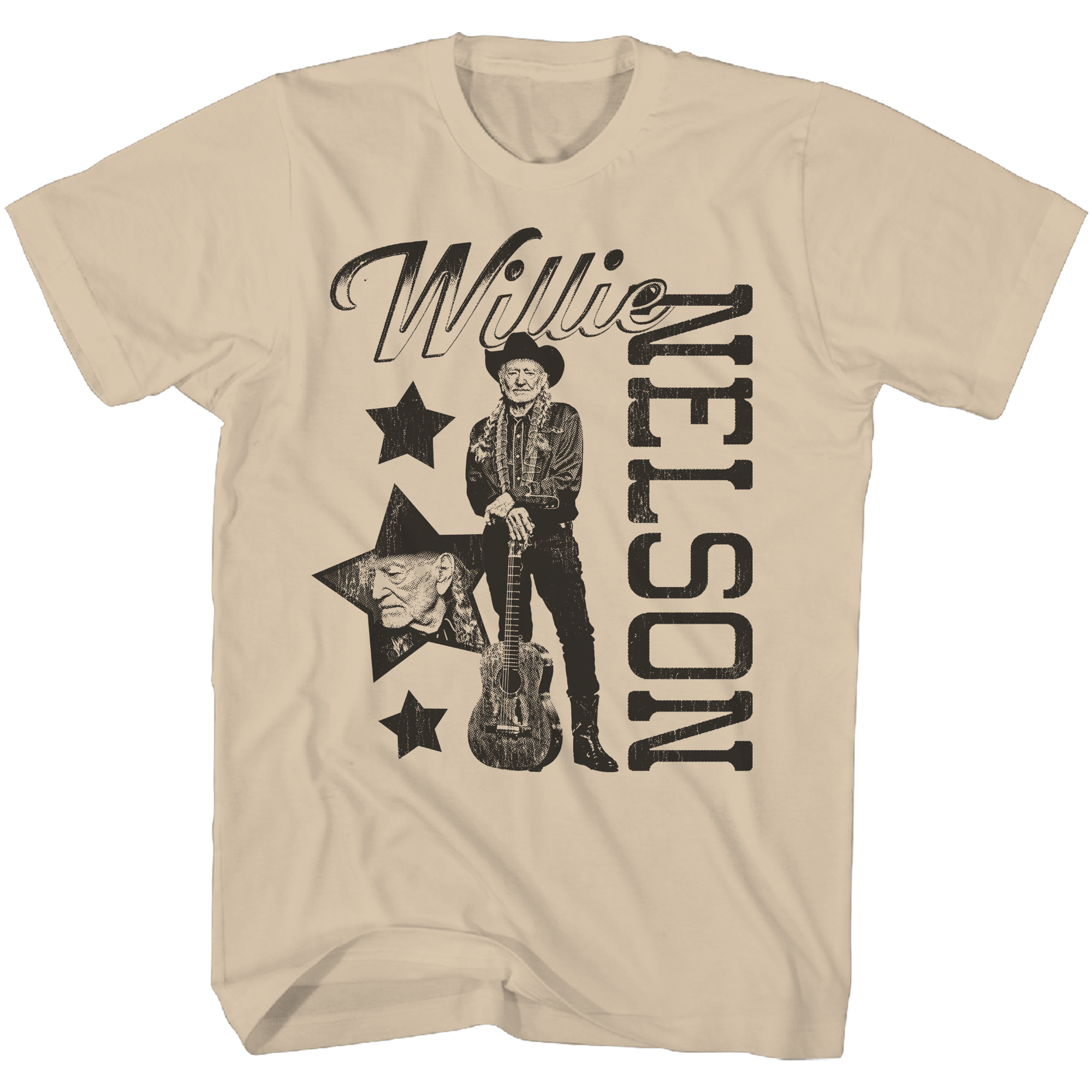 WILLIE NELSON TAN STAR COLLAGE