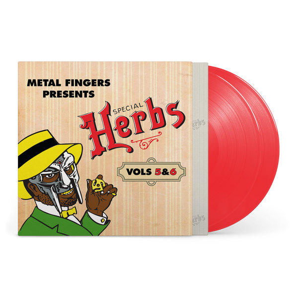 MF DOOM 'METAL FINGERS PRESENTS: SPECIAL HERBS VOL. 5 & 6' 2LP (Apple