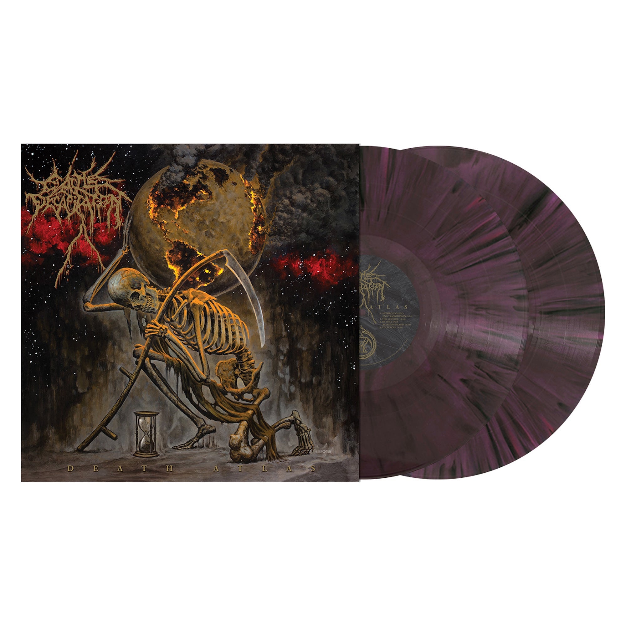 CATTLE DECAPITATION 'DEATH ATLAS' 2LP (Time's Cruel Curtain Vinyl)