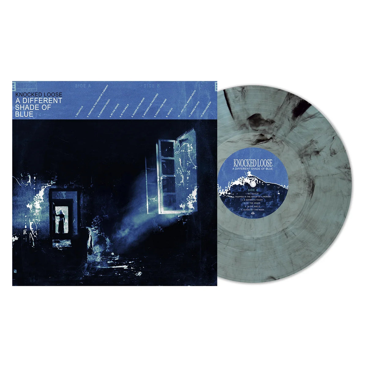 KNOCKED LOOSE 'A DIFFERENT SHADE OF BLUE' LP (Electric Smoke Vinyl)