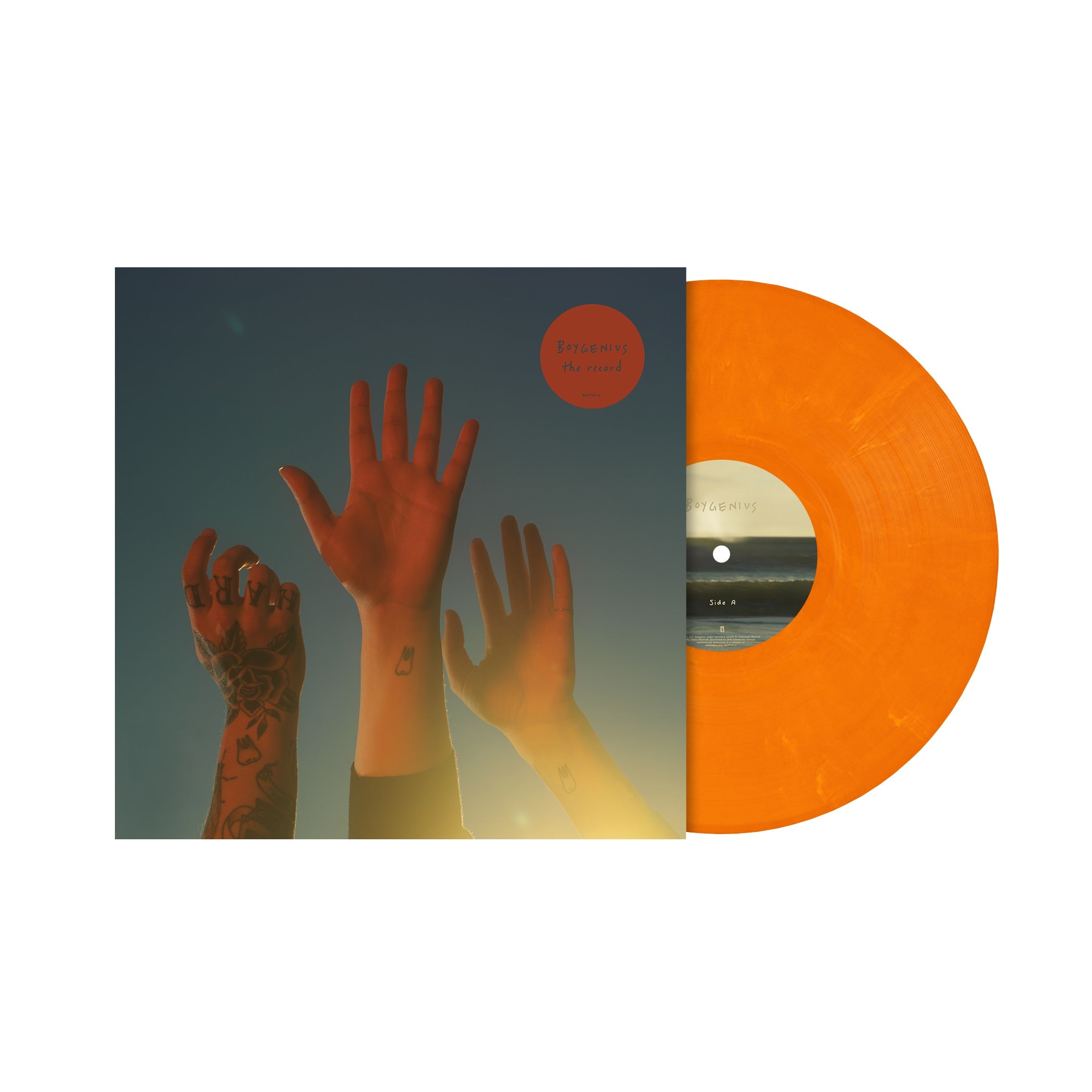BOYGENIUS 'THE RECORD' LP (Orange Vinyl) (Julien Baker, Phoebe Bridger