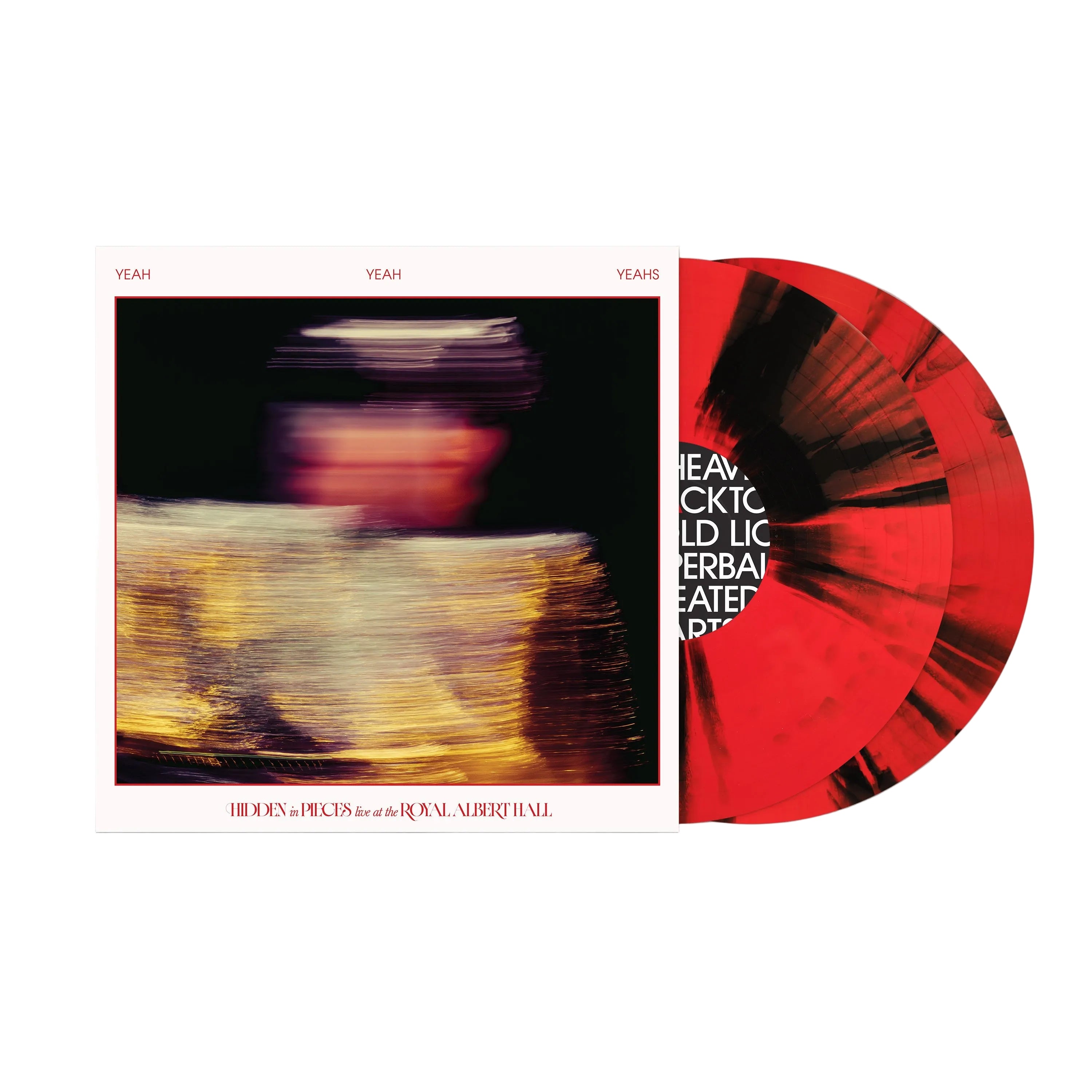 YEAH YEAH YEAHS 'HIDDEN IN PIECES: LIVE (AT THE ROYAL ALBERT HALL)' 2LP (Bullseye Splatter Vinyl)