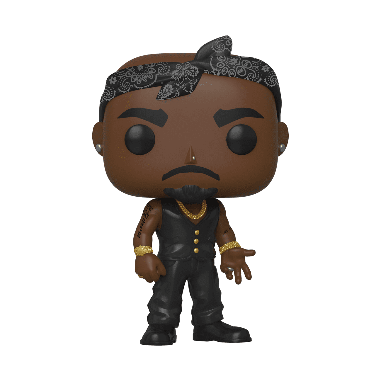 2PAC W/ VEST AND BANDANA FUNKO POP! ROCKS FIGURE