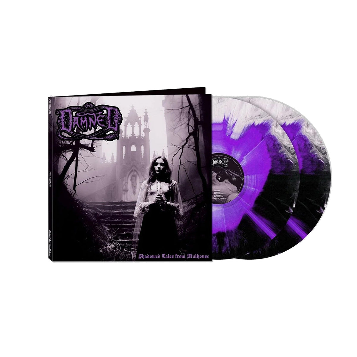 THE DAMNED 'SHADOWED TALES FROM MULHOUSE' 2LP (Black/White/Purple Haze Vinyl)
