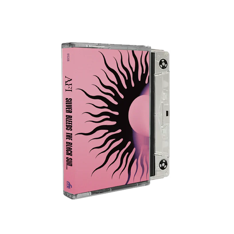 AFI ‘SILVER BLEEDS THE BLACK SUN…’ CASSETTE (Clear w/ Black Liner)
