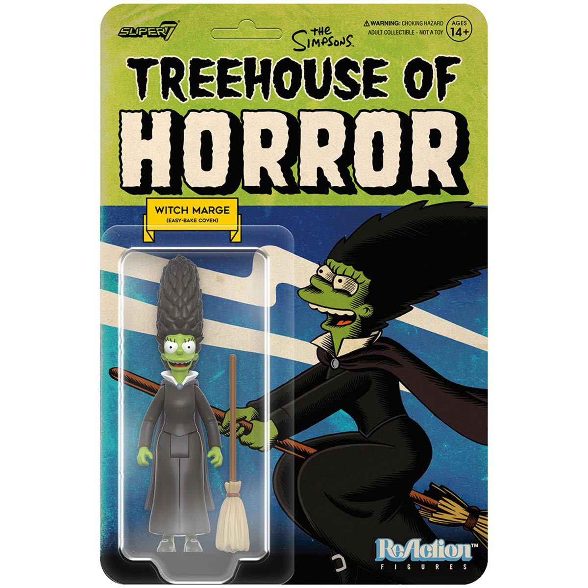 THE SIMPSONS REACTION WAVE 4 (TREEHOUSE OF HORROR V2) ACTION FIGURE SE