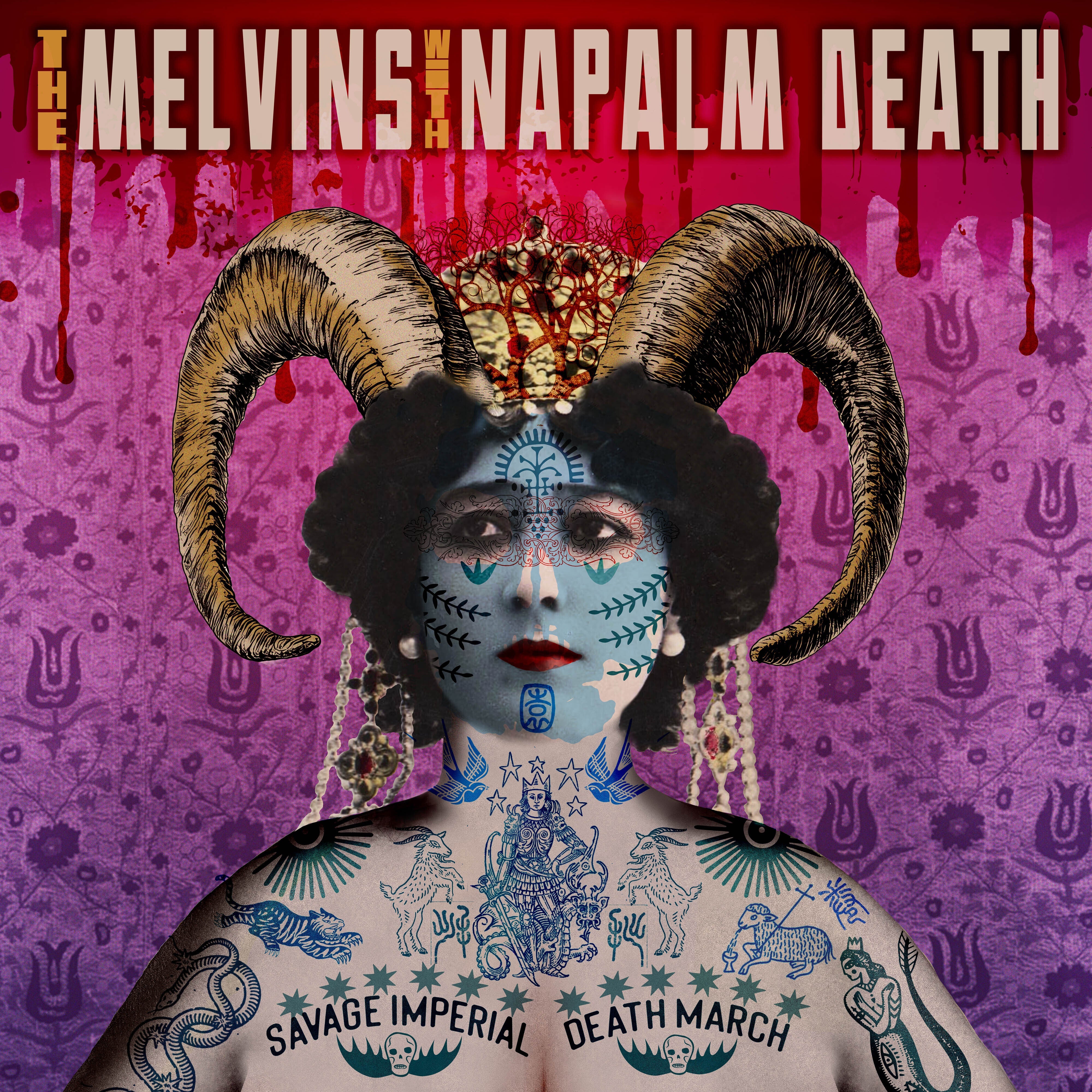 MELVINS & NAPALM DEATH ‘SAVAGE IMPERIAL DEATH MARCH’ CD
