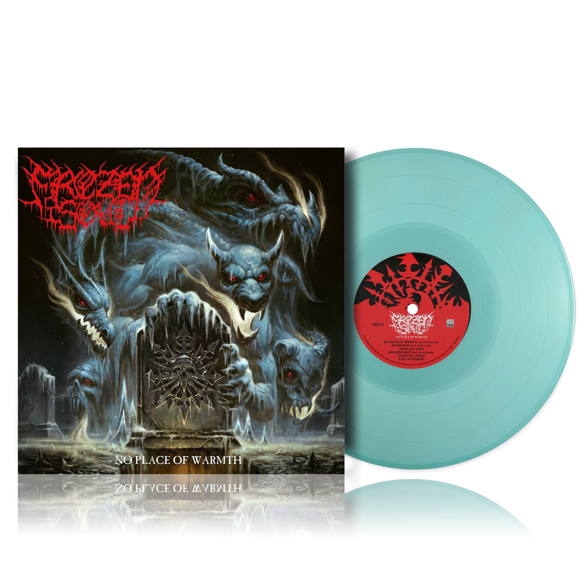 FROZEN SOUL 'NO PLACE OF WARMTH' LP (Translucent Light Blue Vinyl)