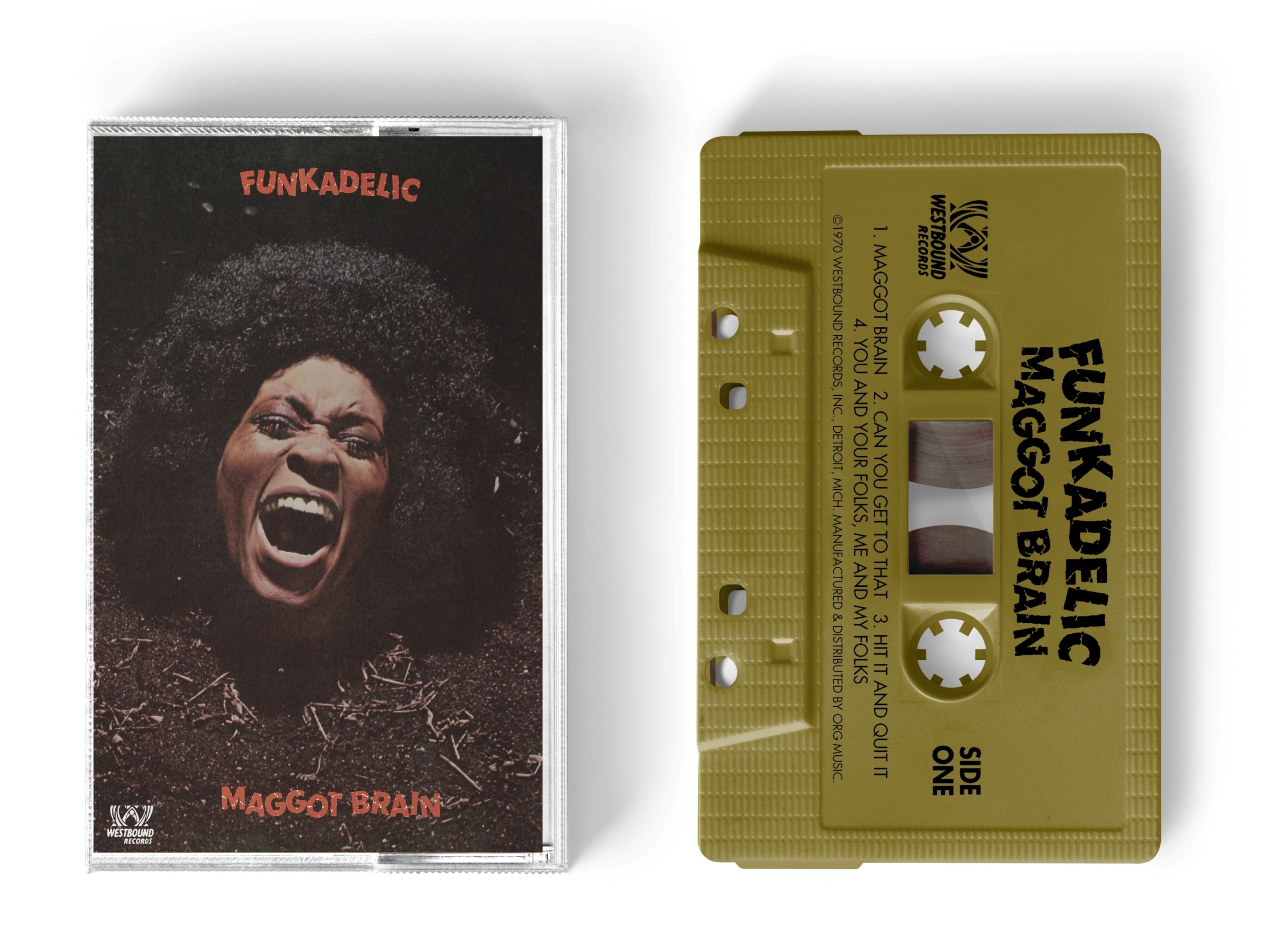 FUNKADELIC 'MAGGOT BRAIN' CASSETTE (Gold)