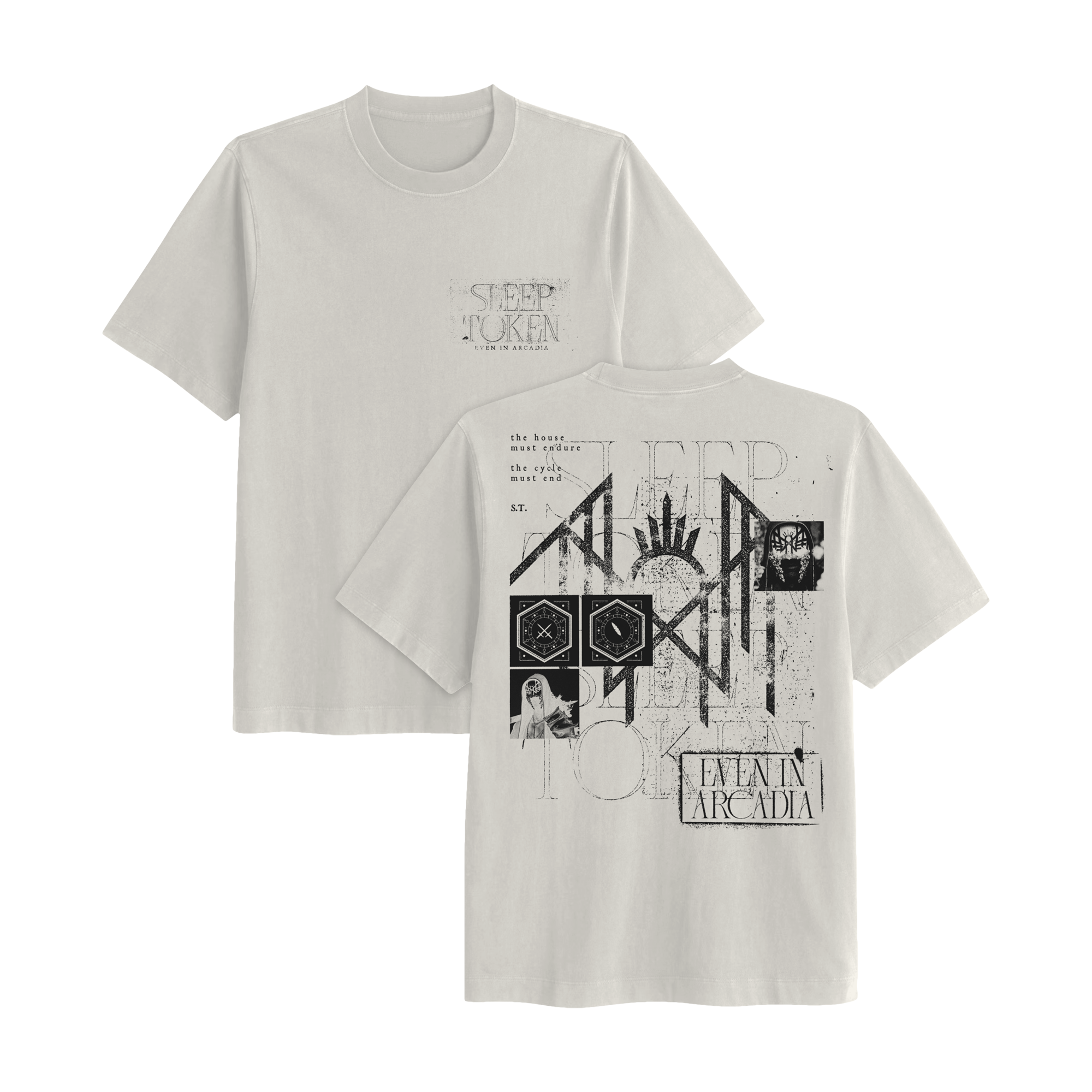SLEEP TOKEN 'EVEN IN ARCADIA' WHITE T-SHIRT