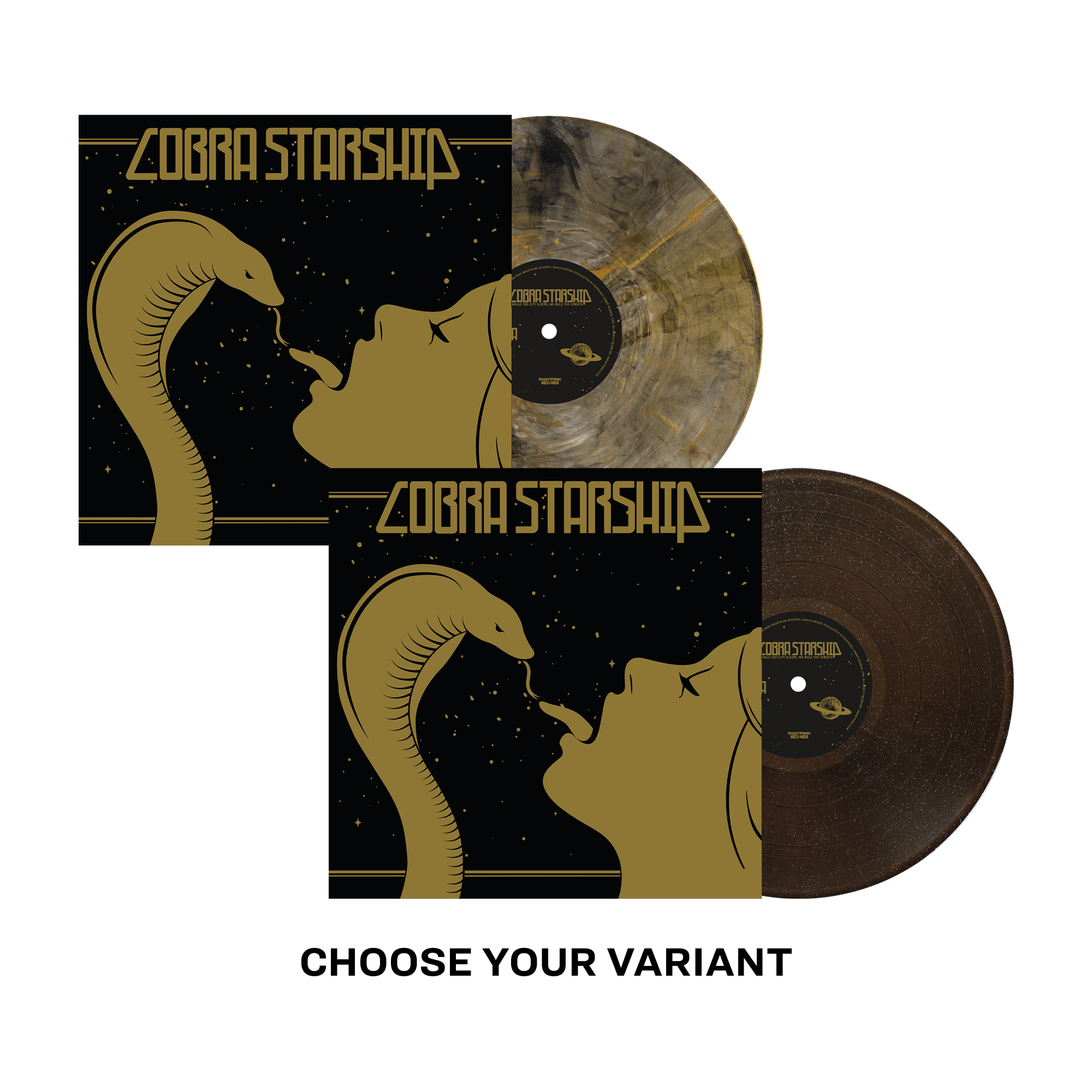 COBRA STARSHIP ‘WHILE THE CITY SLEEPS, WE RULE THE STREETS’ LP (Exclusive – Limited to 200 Each, Various Color Vinyl)