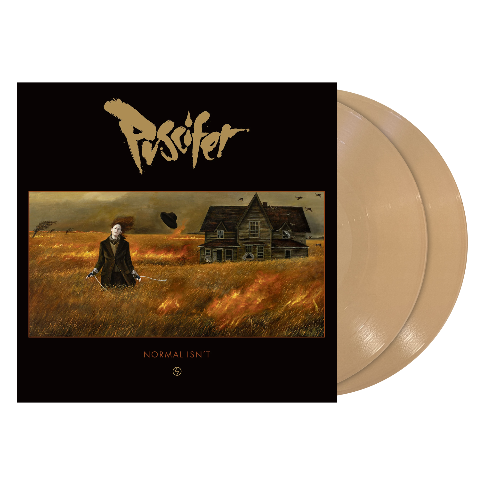 PUSCIFER ‘NORMAL ISN’T’ 2LP (Exclusive – Limited to 500, Tan Vinyl)