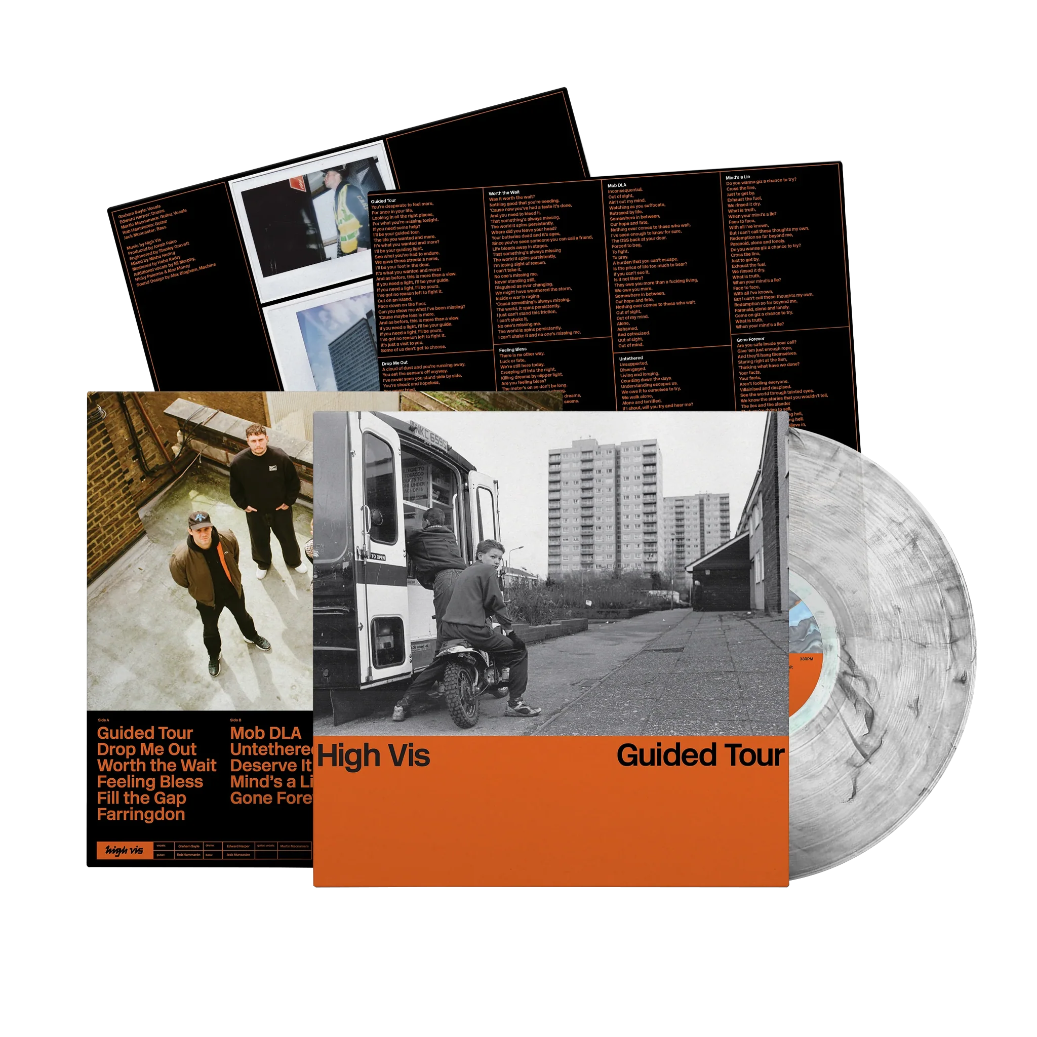 HIGH VIS 'GUIDED TOUR' LP (Black Smoke Vinyl)