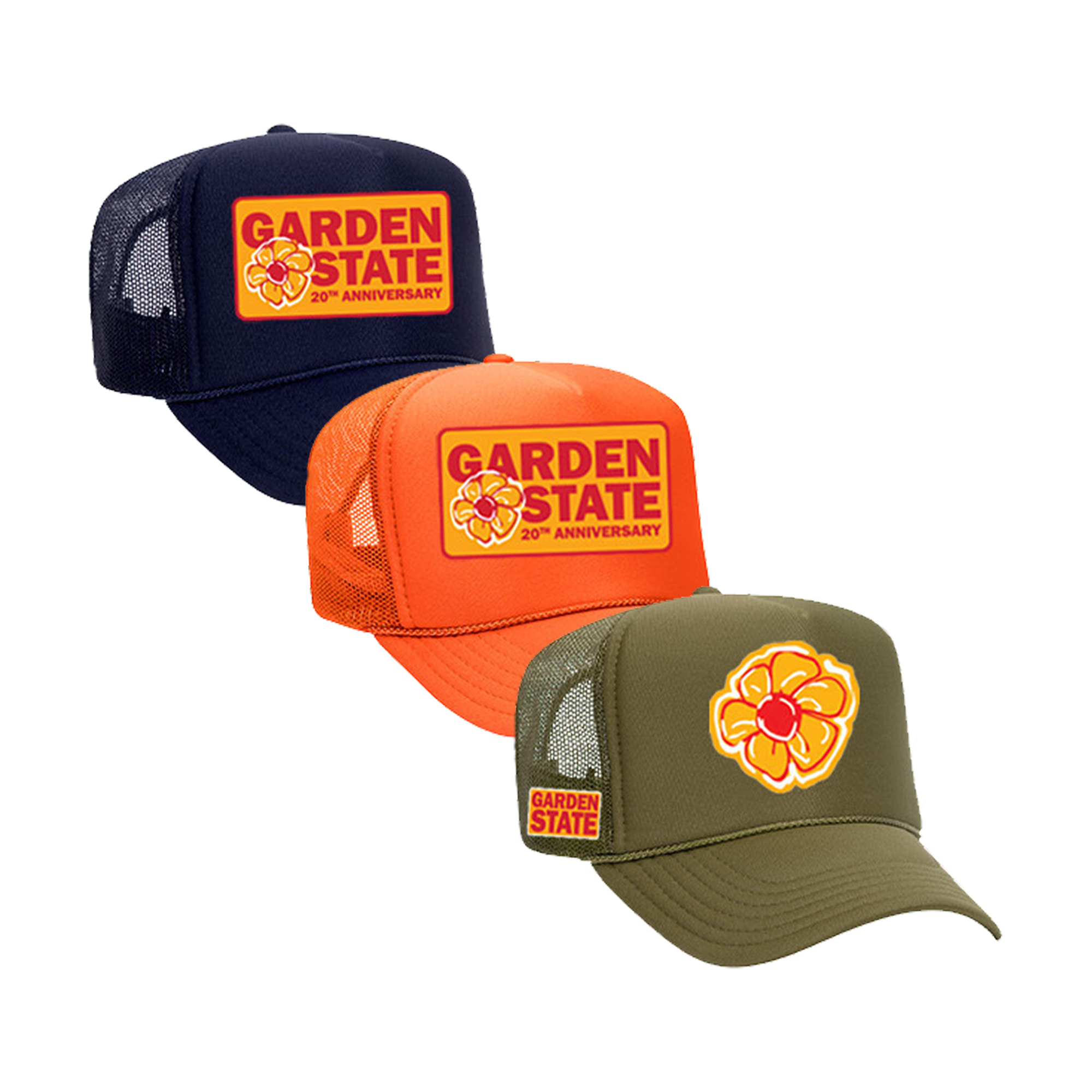 GARDEN STATE - VINTAGE LOW RISE TRUCKER HAT