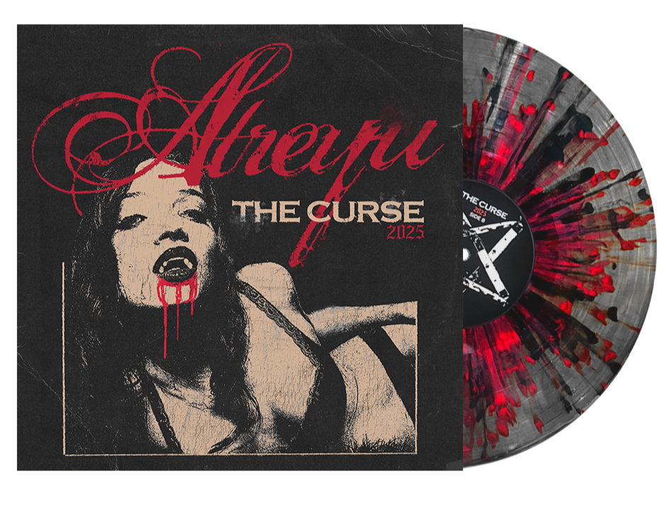 ATREYU ‘THE CURSE 2025’ LP (Exclusive – Limited to 200, Smokey Clear w/ Red and Black Splatter Vinyl)