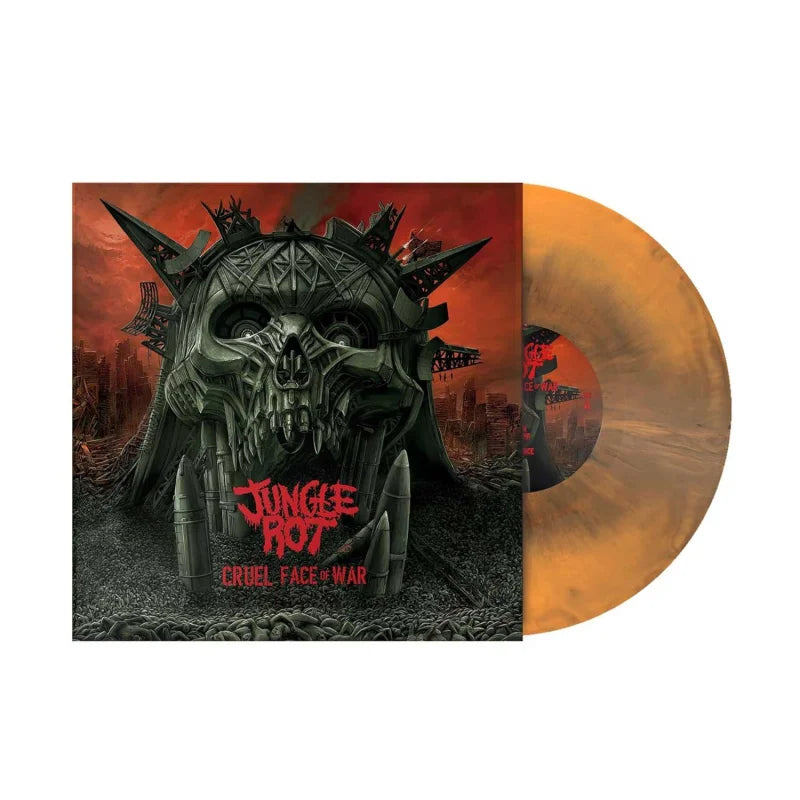 JUNGLE ROT 'CRUEL FACE OF WAR' LP (Color Vinyl)