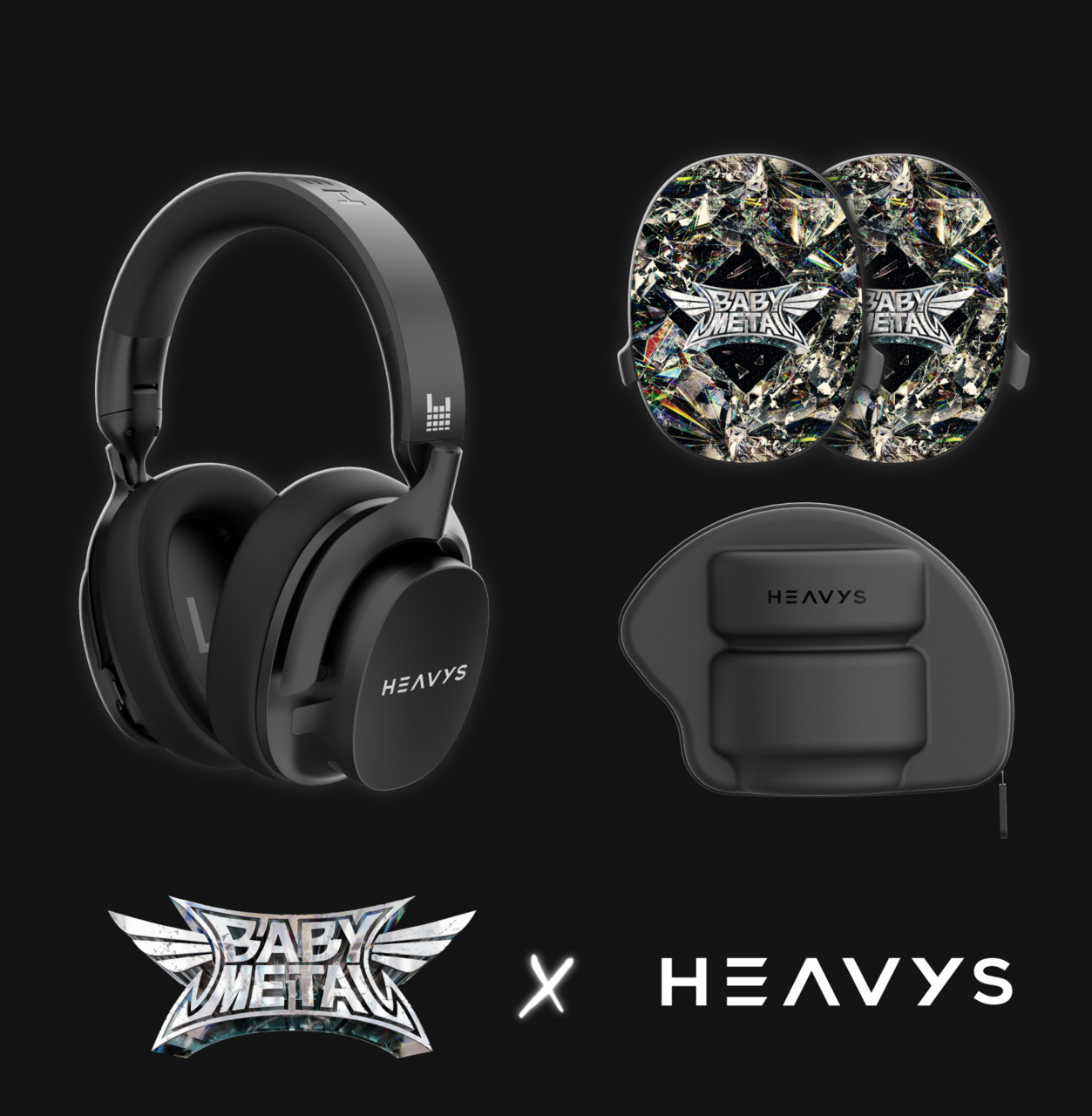 BABYMETAL OFFICIAL 'METAL FORTH' HEADPHONES