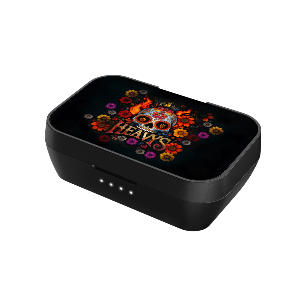 SUGAR SKULL SHELL FOR EARBUDS CASE