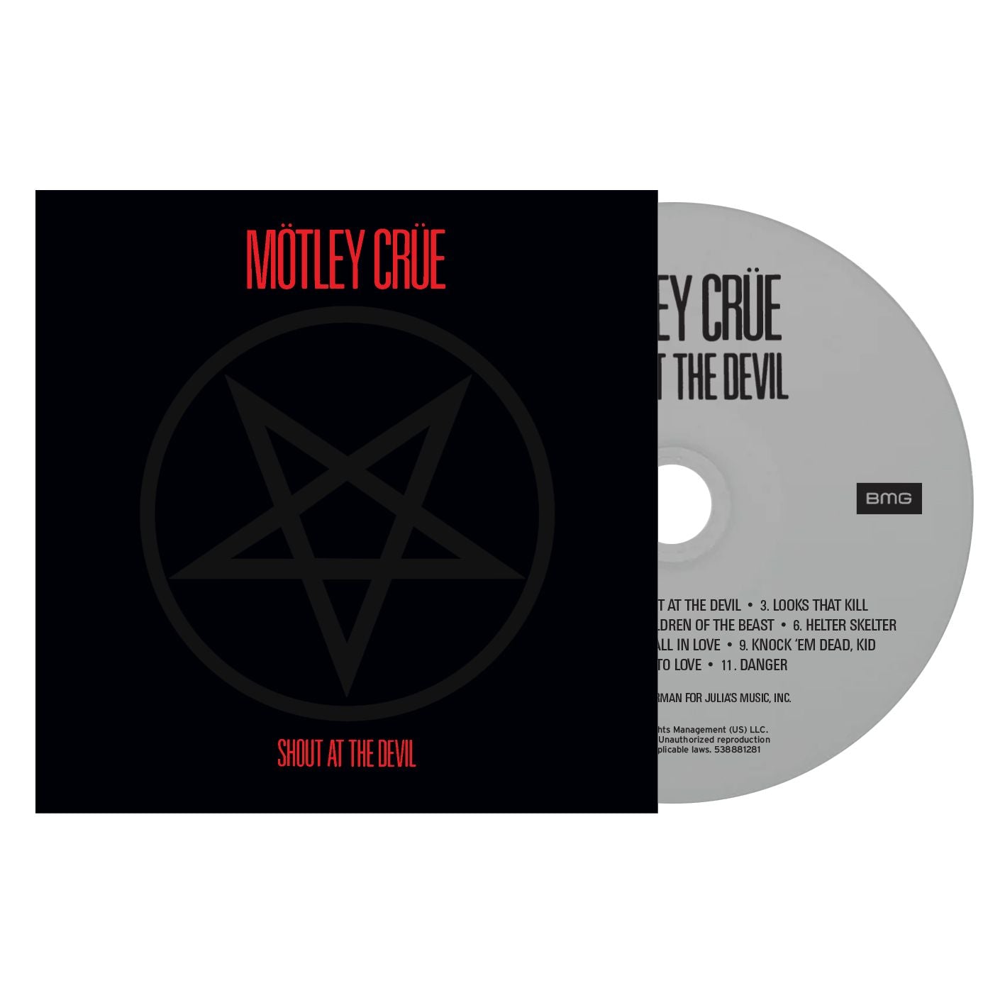 MOTLEY CRUE 'SHOUT AT THE DEVIL' CD (40th Anniversary Edition)